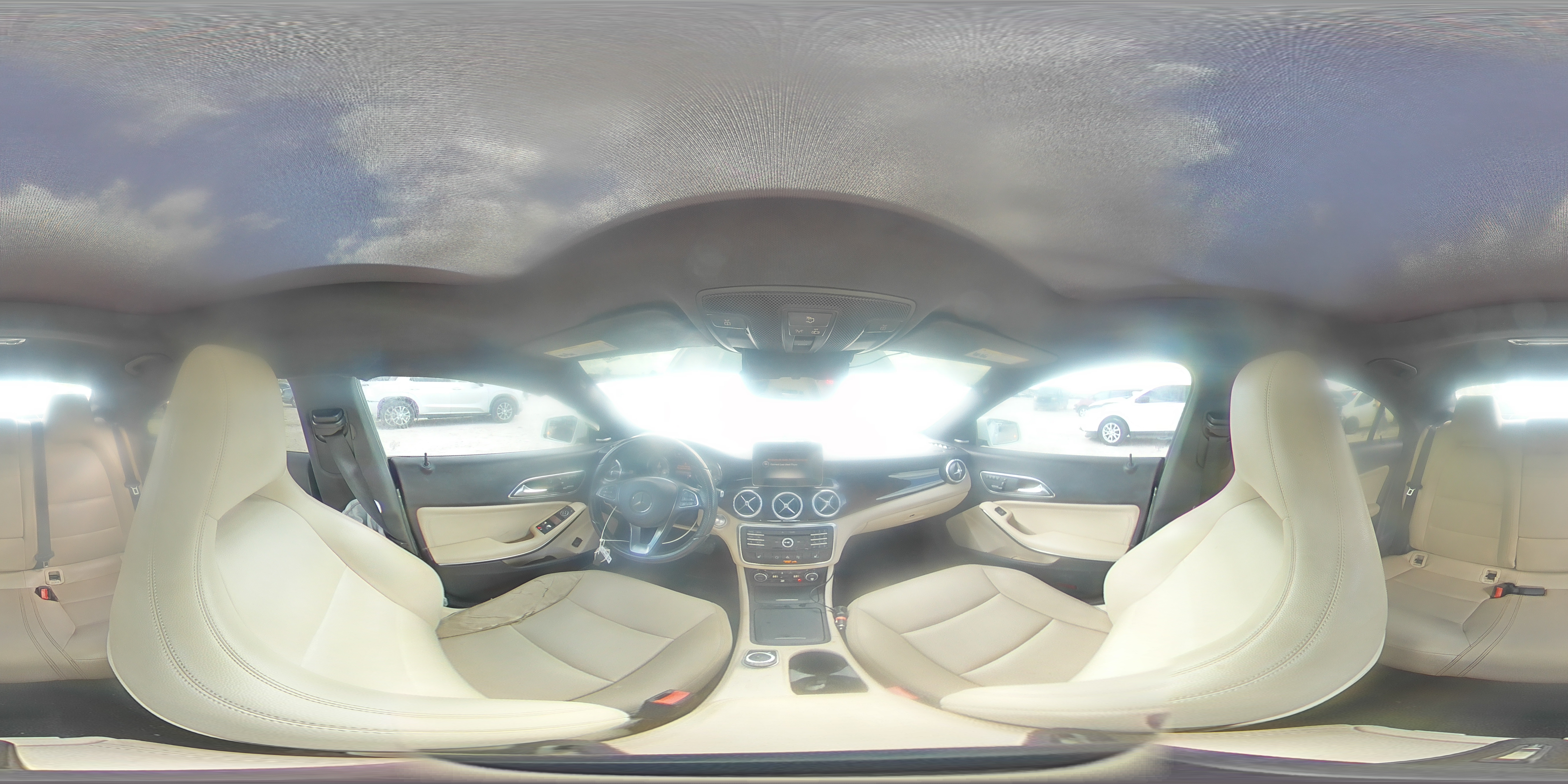 2015 Mercedes-benz Cla 250 Белый vin: WDDSJ4EB6FN176186