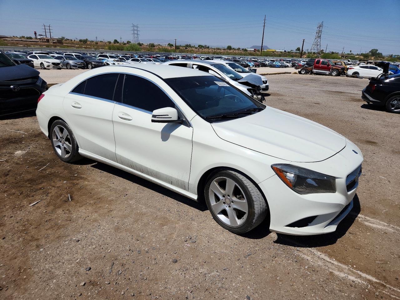 2015 Mercedes-benz Cla 250 White vin: WDDSJ4EB6FN279950