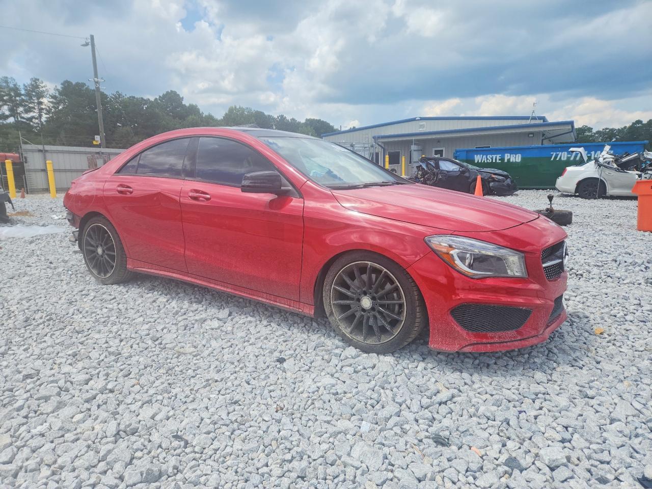 2016 Mercedes-benz Cla 250 Red vin: WDDSJ4EB6GN374896