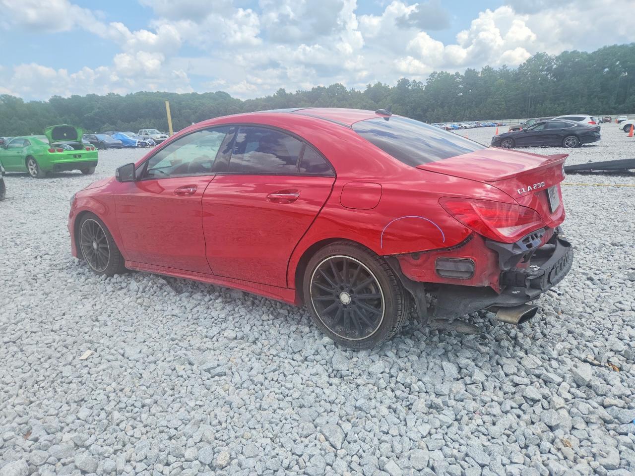 2016 Mercedes-benz Cla 250 Red vin: WDDSJ4EB6GN374896