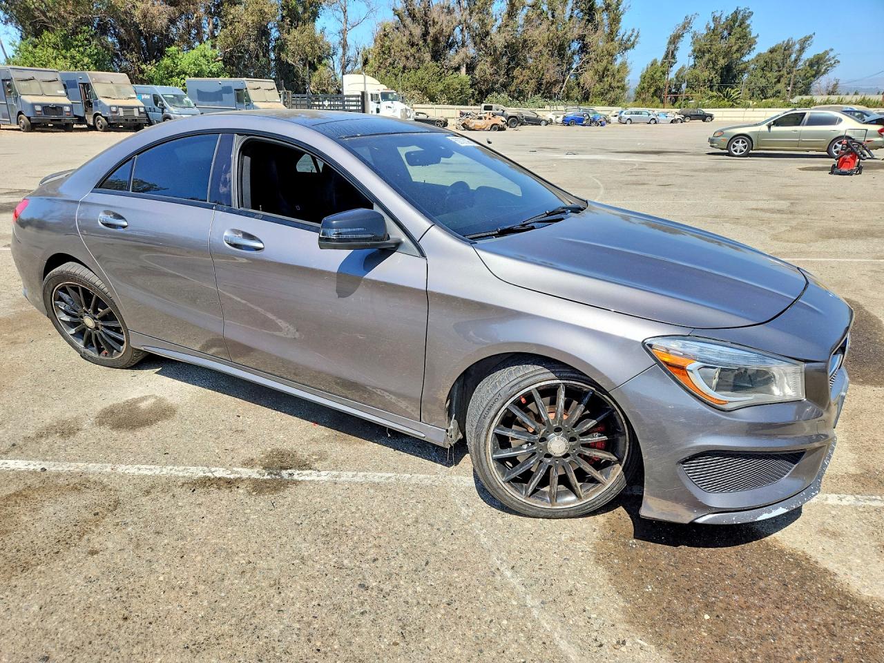 2016 Mercedes-benz Cla 250 Gray vin: WDDSJ4EB6GN378768