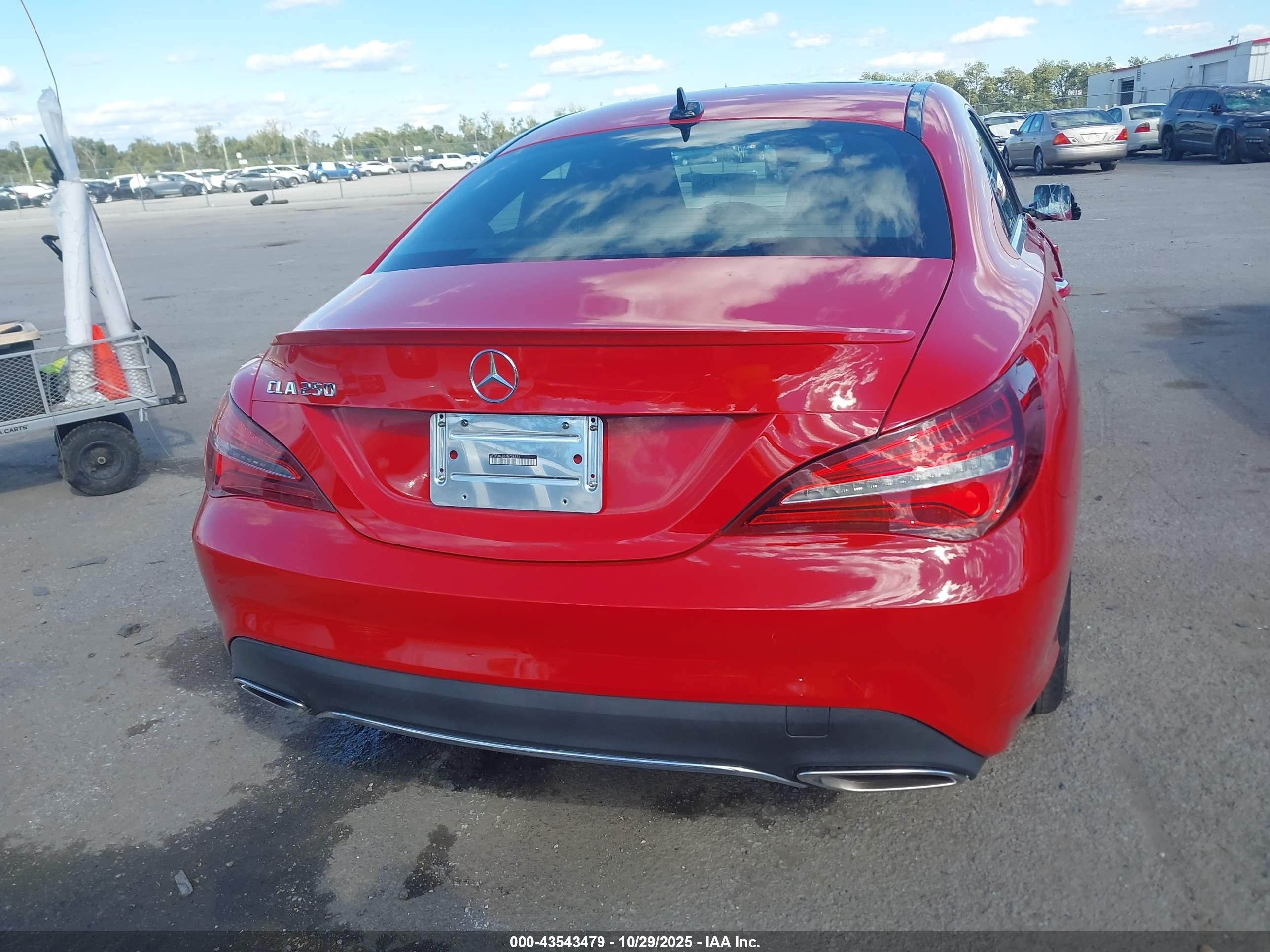 2019 Mercedes-benz Cla 250   Red vin: WDDSJ4EB6KN738436