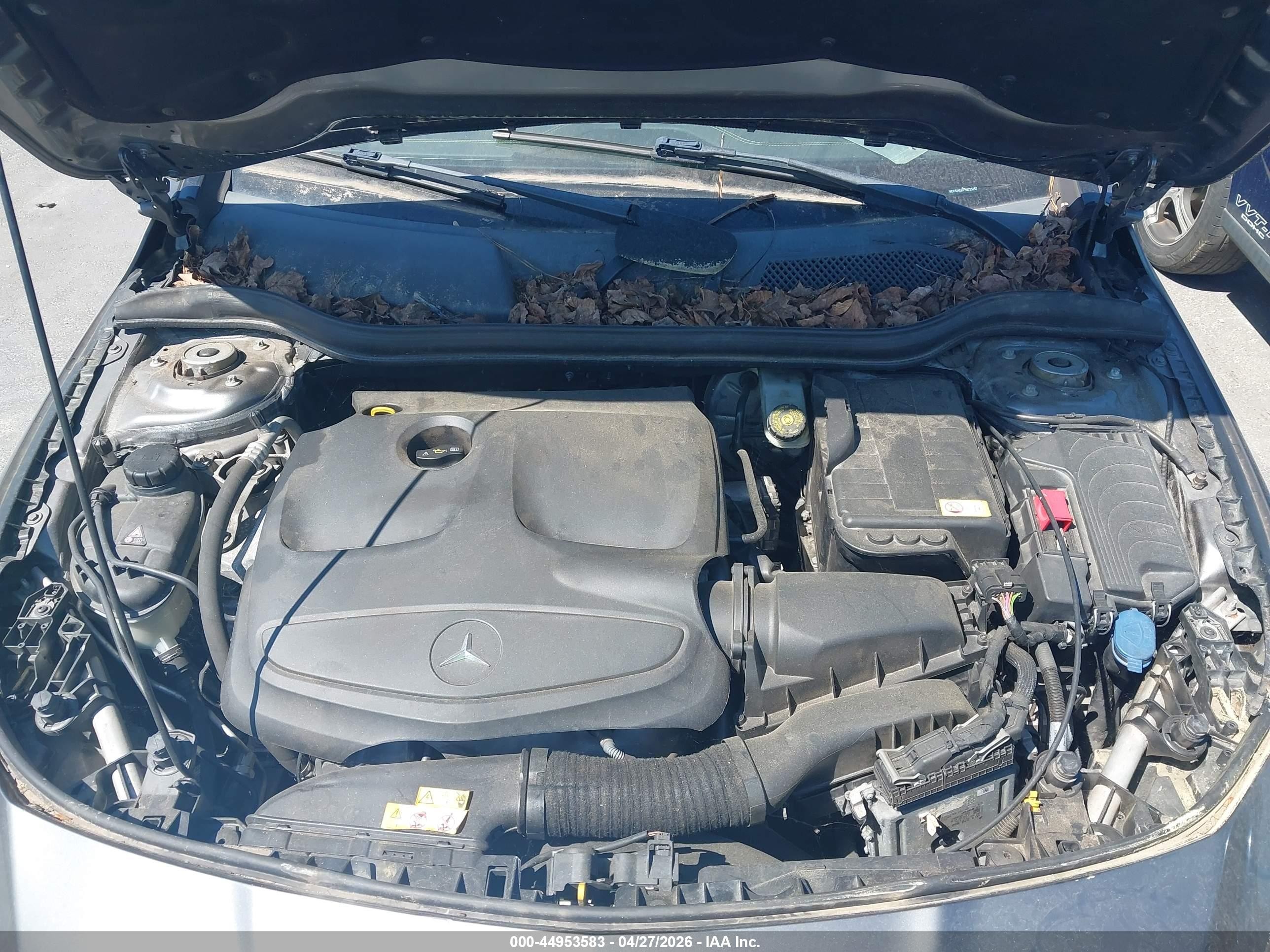 2014 Mercedes-benz Cla 250   Gray vin: WDDSJ4EB7EN025257
