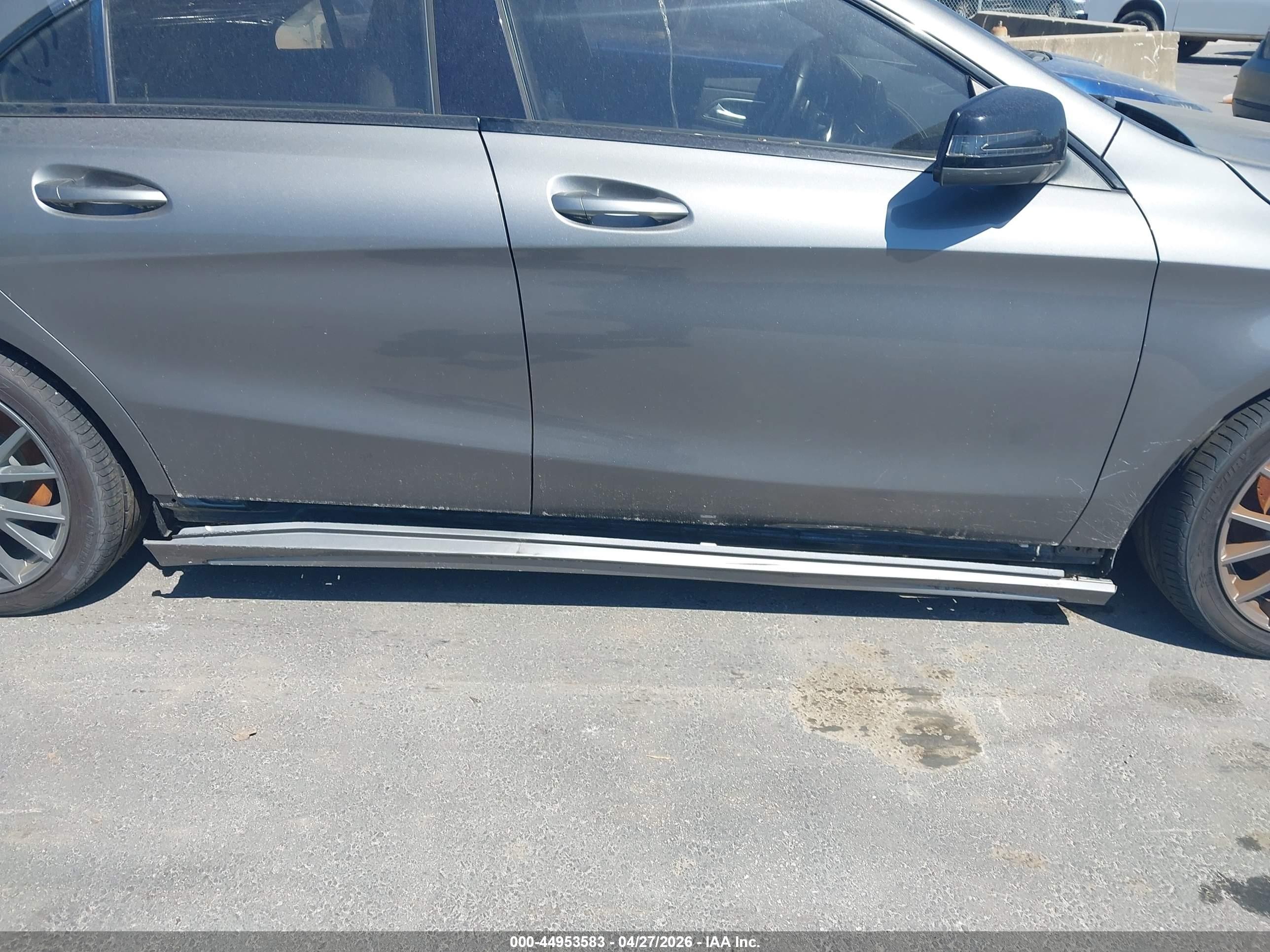 2014 Mercedes-benz Cla 250   Gray vin: WDDSJ4EB7EN025257