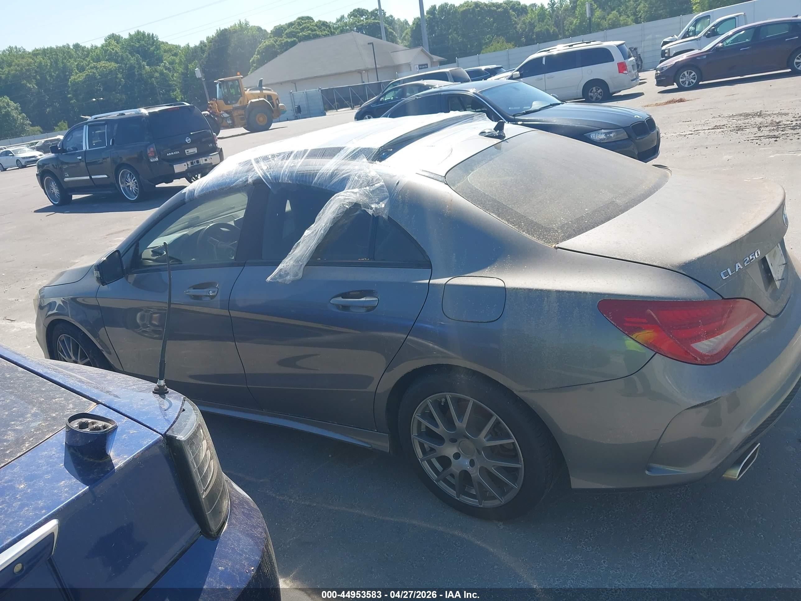 2014 Mercedes-benz Cla 250   Gray vin: WDDSJ4EB7EN025257