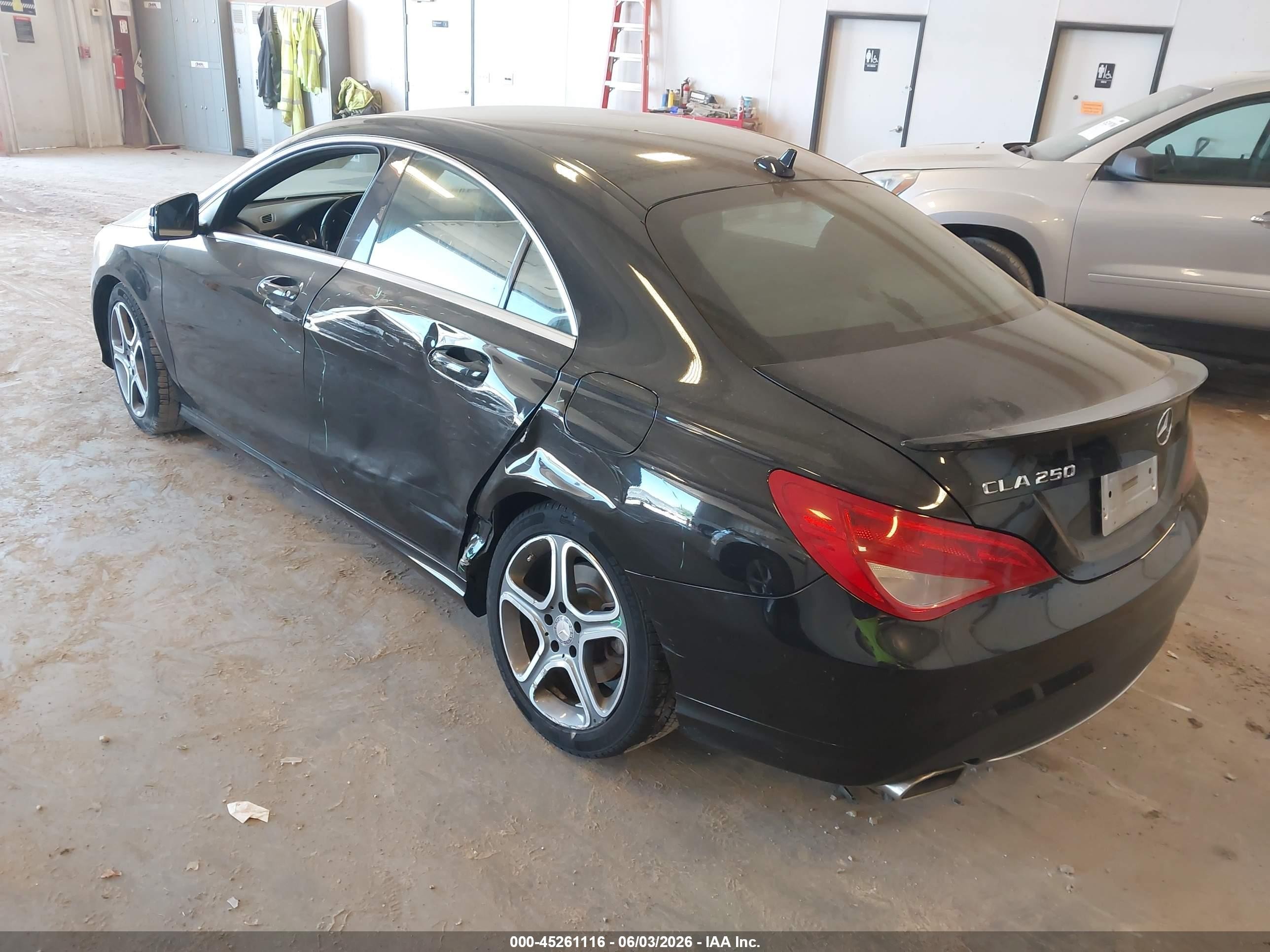2014 Mercedes-benz Cla 250 Black vin: WDDSJ4EB7EN041104