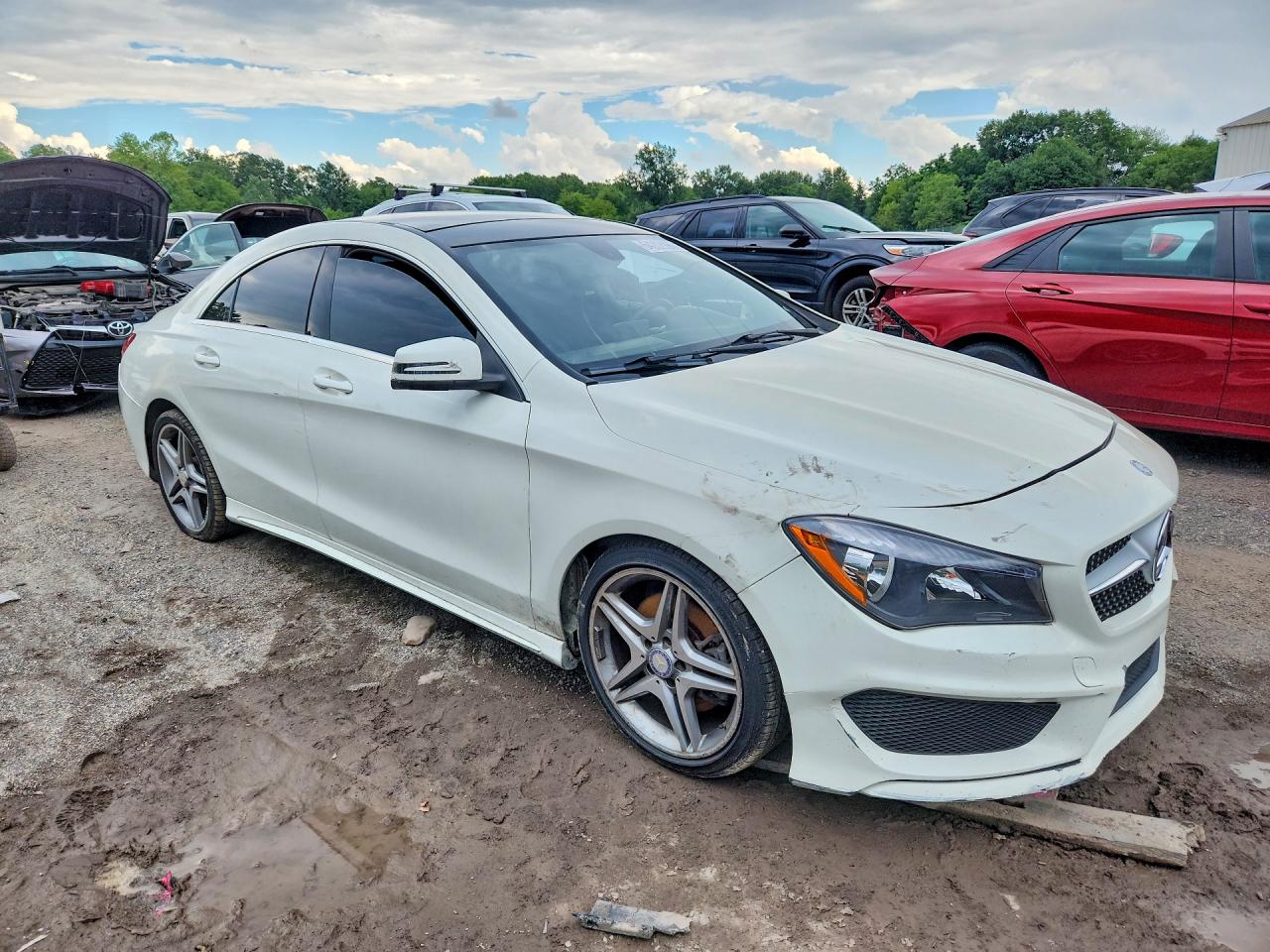 2014 Mercedes-benz Cla 250 White vin: WDDSJ4EB7EN050269