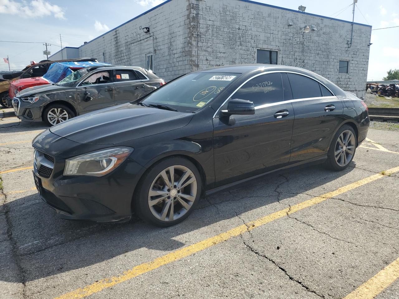 2014 Mercedes-benz Cla 250 Black vin: WDDSJ4EB7EN066004 Damage: Left Front Door, Multiple Scratches Heavy, 2