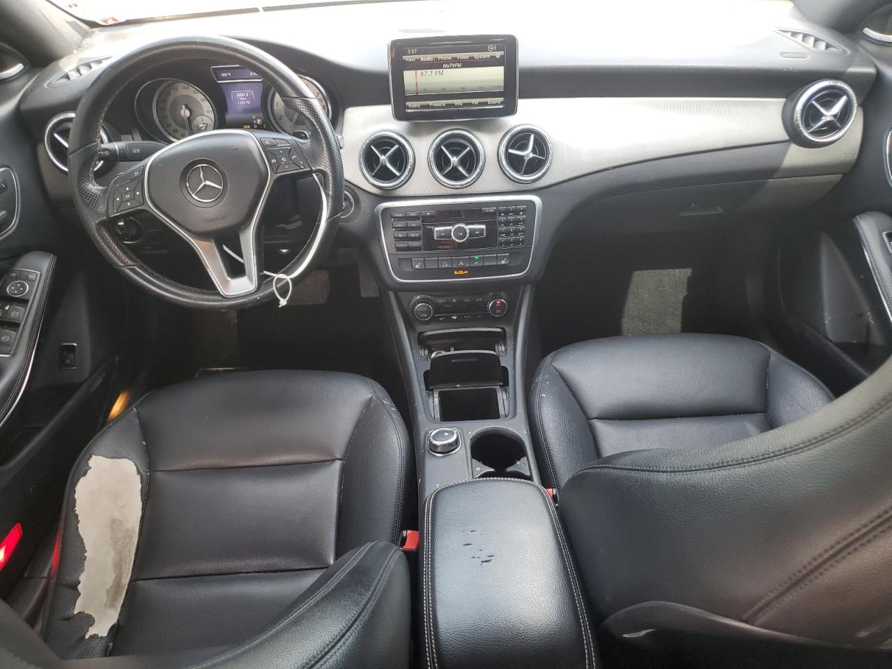 2014 Mercedes-benz Cla 250 Black vin: WDDSJ4EB7EN066004 Damage: Left Front Seat Cushion, Worn, Replacement Required