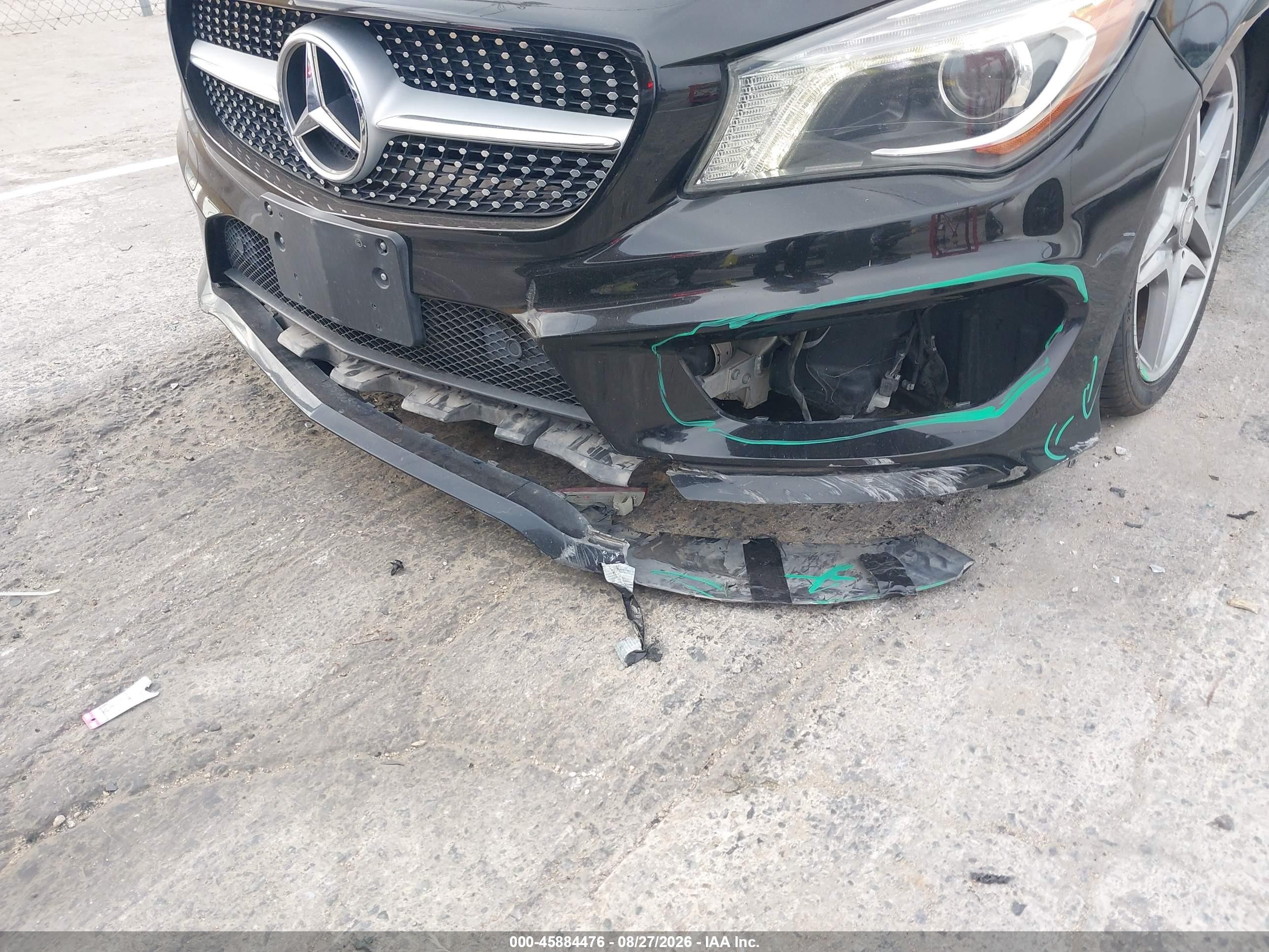 2014 Mercedes-benz Cla 250 Black vin: WDDSJ4EB7EN085670