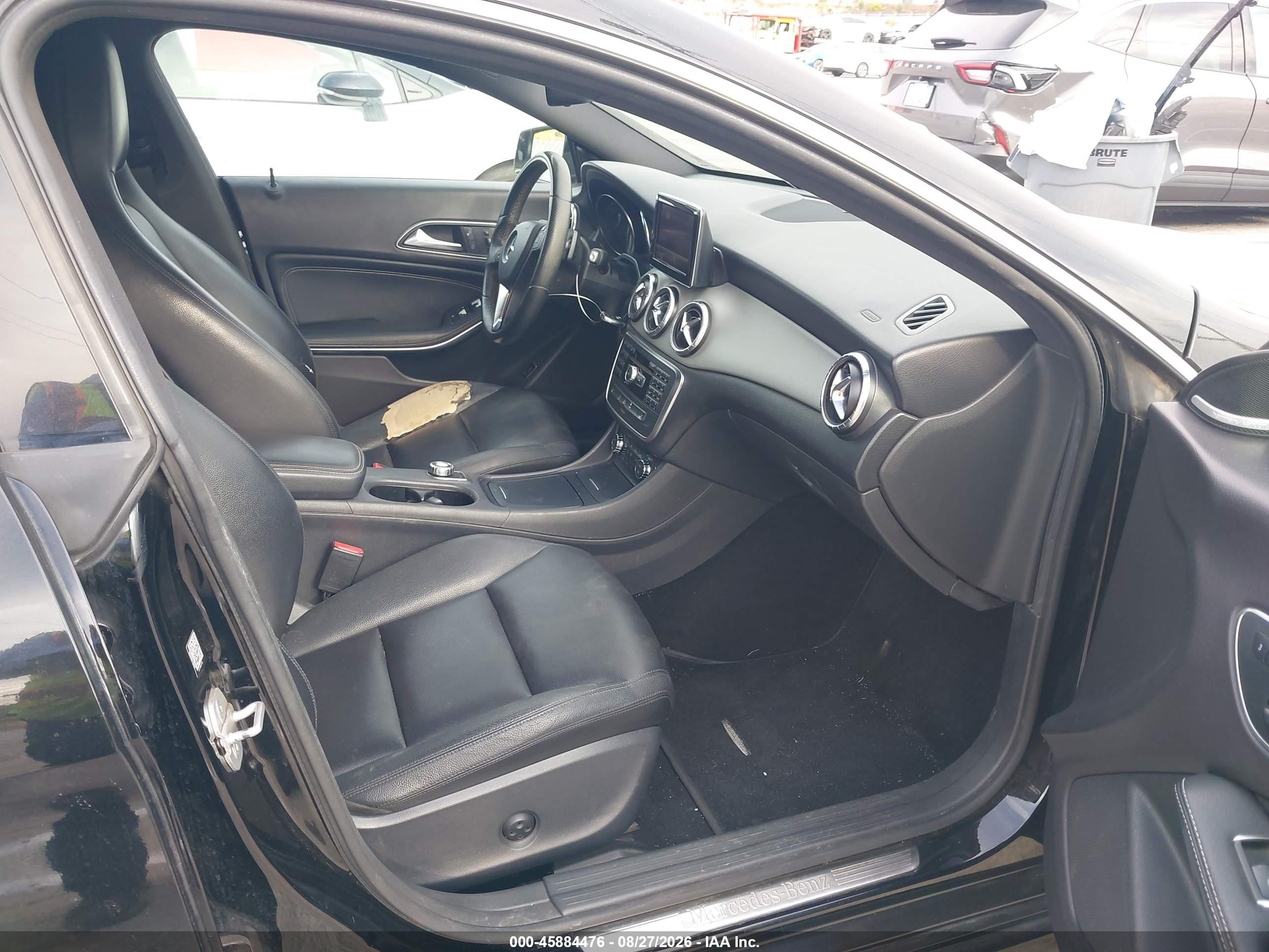 2014 Mercedes-benz Cla 250 Black vin: WDDSJ4EB7EN085670