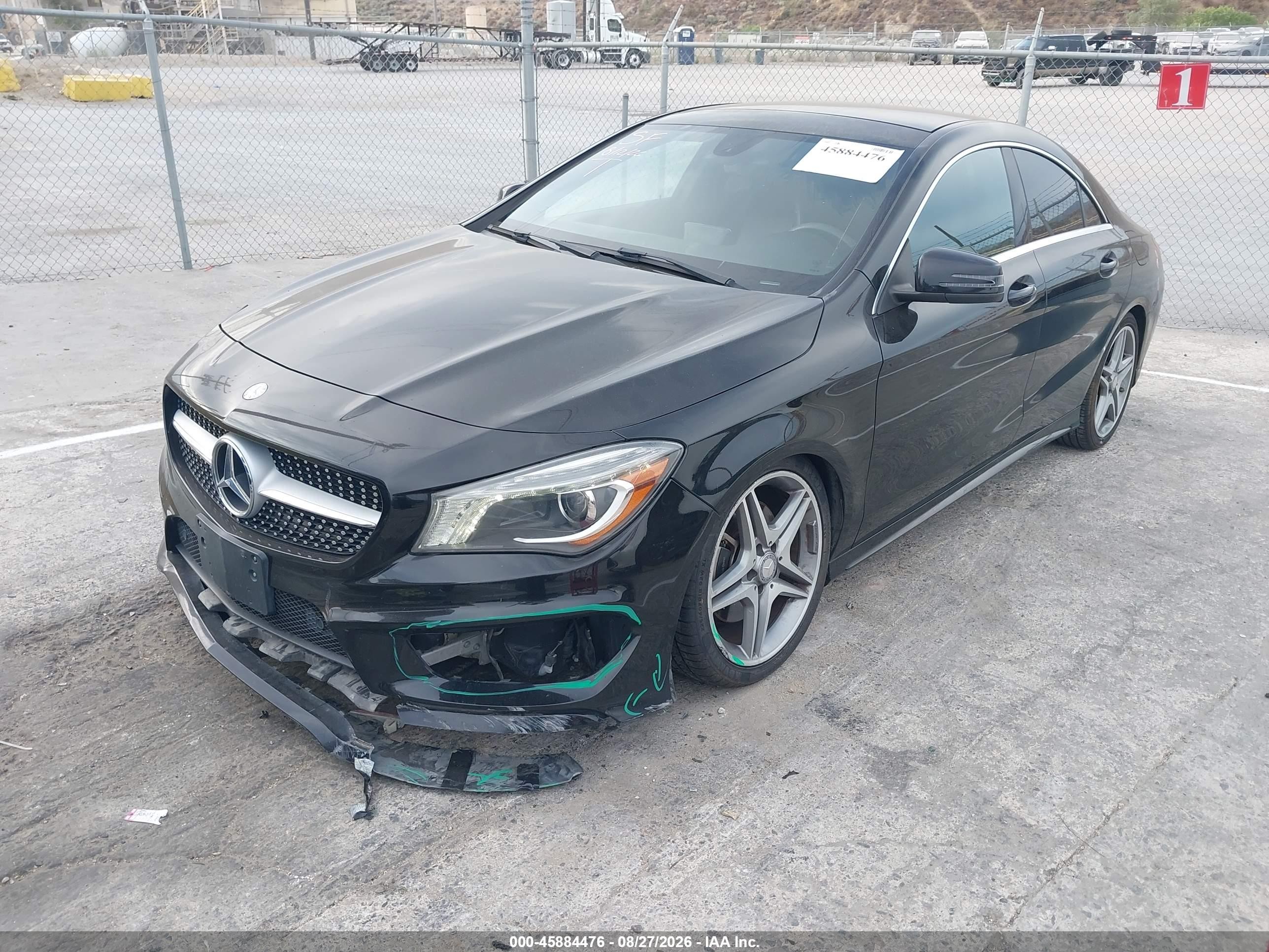 2014 Mercedes-benz Cla 250 Black vin: WDDSJ4EB7EN085670
