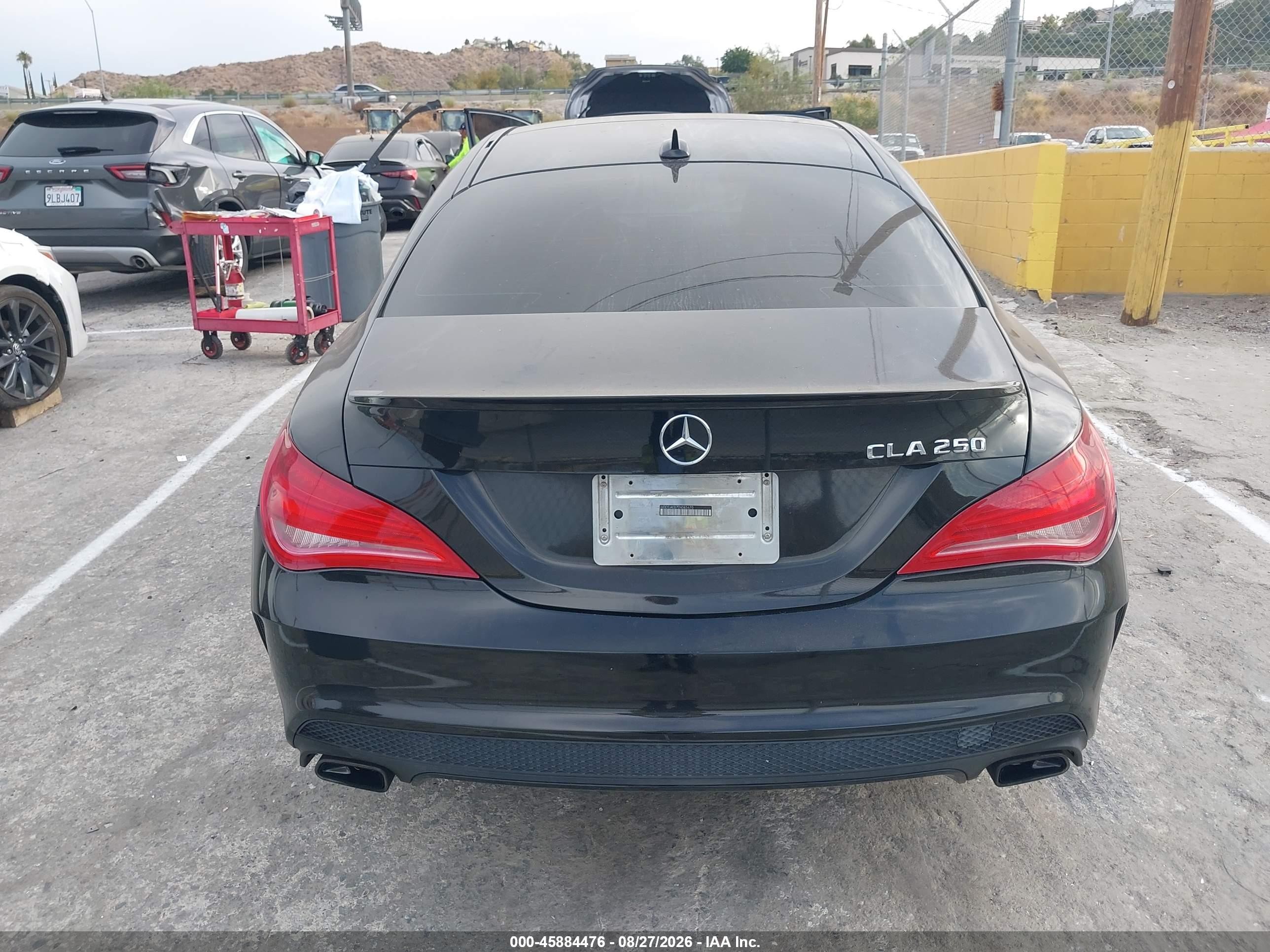 2014 Mercedes-benz Cla 250 Black vin: WDDSJ4EB7EN085670