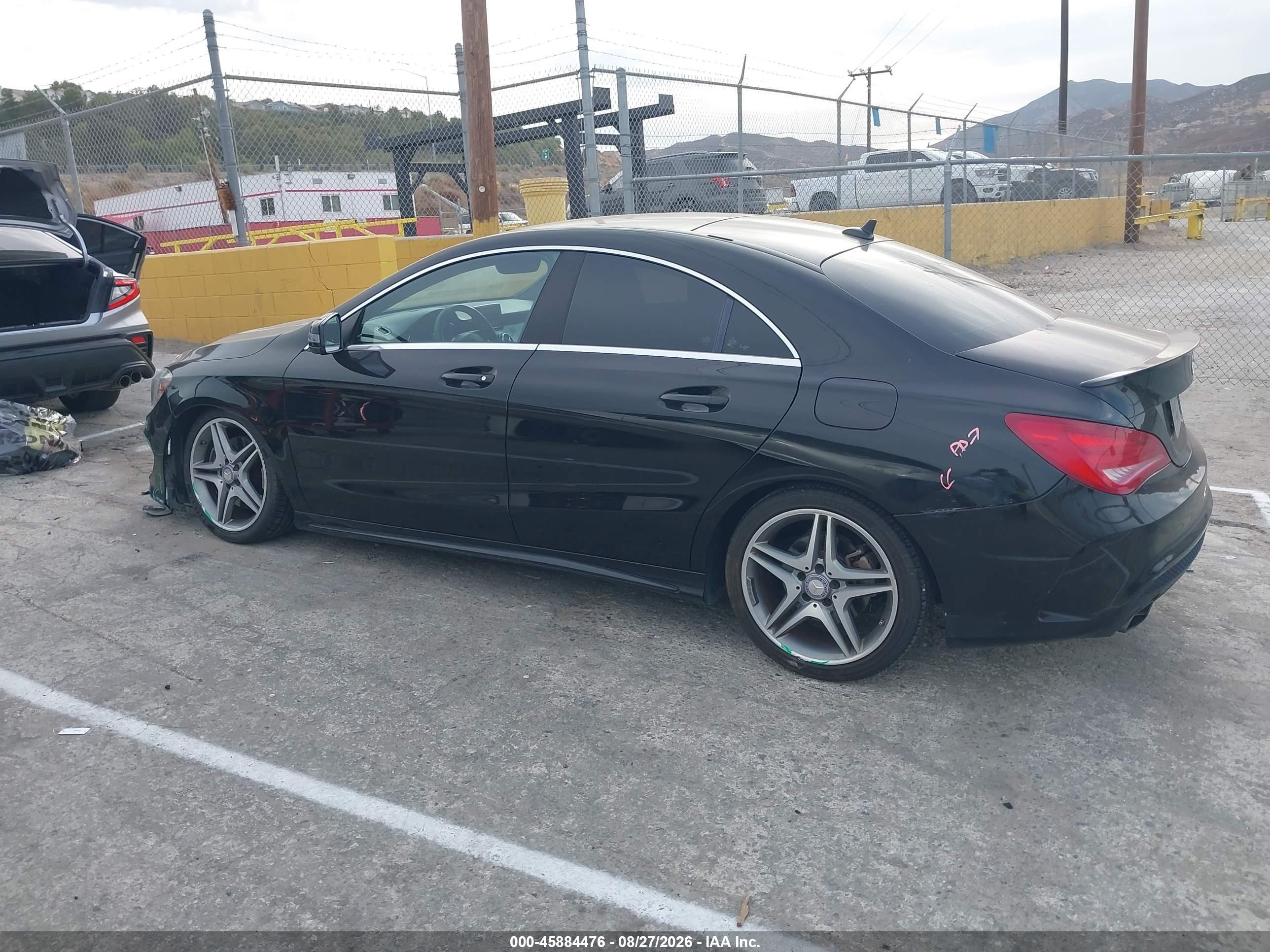 2014 Mercedes-benz Cla 250 Black vin: WDDSJ4EB7EN085670