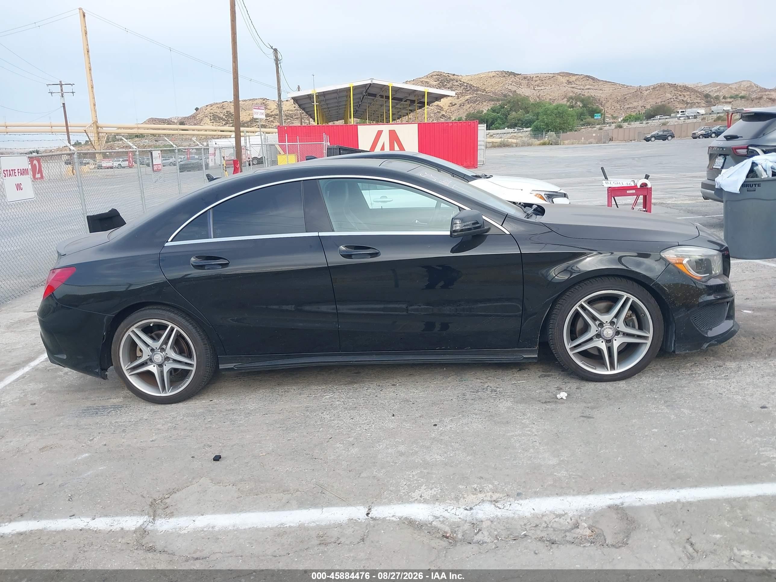 2014 Mercedes-benz Cla 250 Black vin: WDDSJ4EB7EN085670