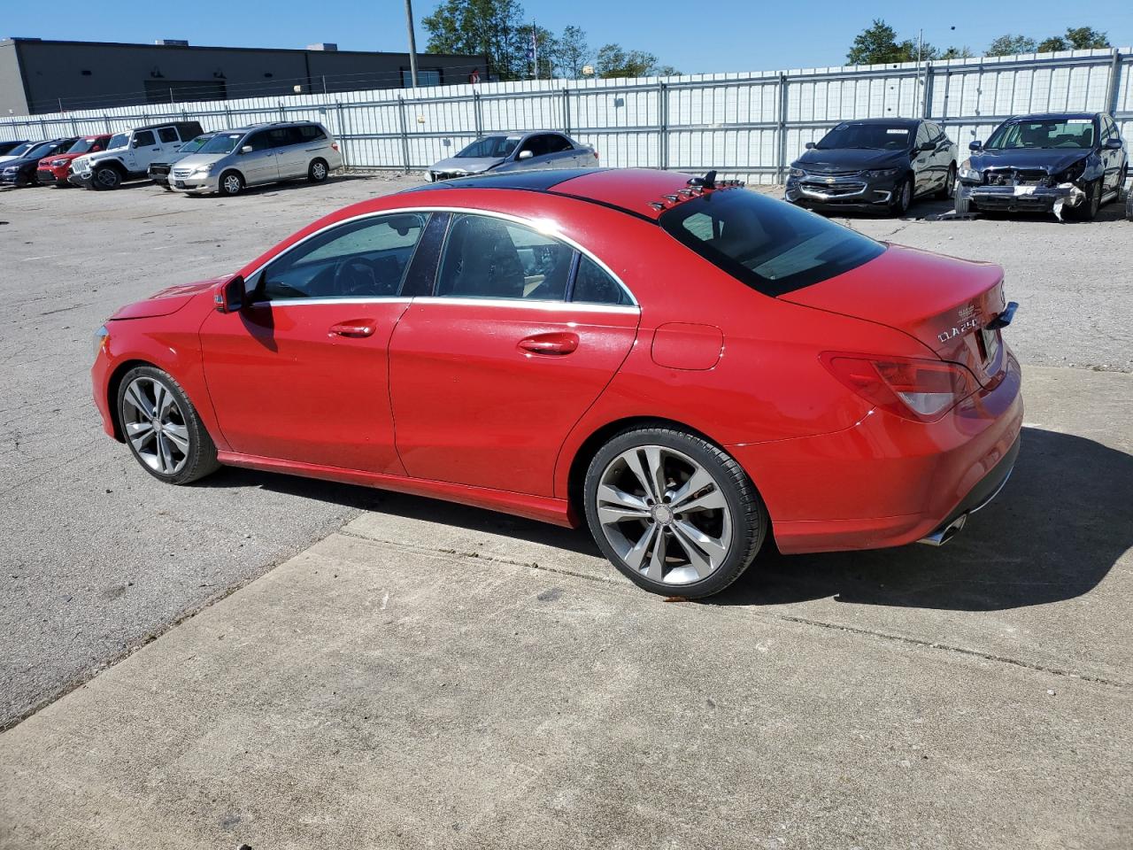 2014 Mercedes-benz Cla 250 Red vin: WDDSJ4EB7EN092649