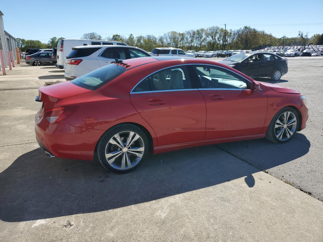 2014 Mercedes-benz Cla 250 Red vin: WDDSJ4EB7EN092649