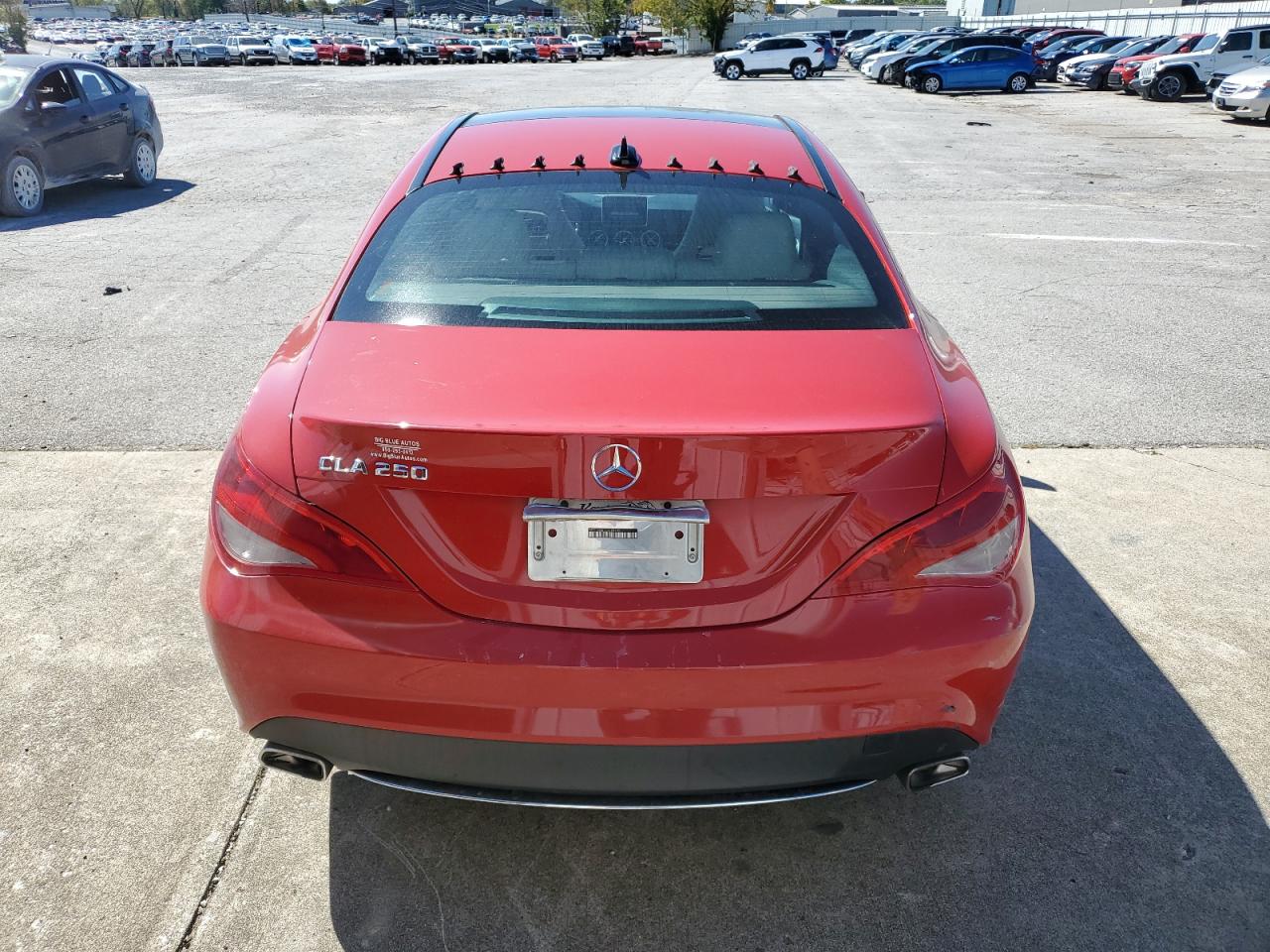2014 Mercedes-benz Cla 250 Red vin: WDDSJ4EB7EN092649