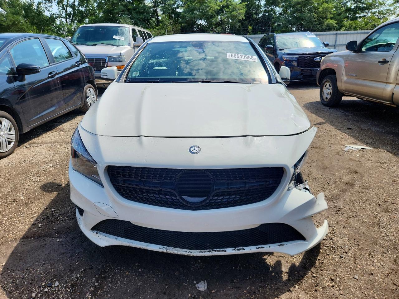 2014 Mercedes-benz Cla 250 White vin: WDDSJ4EB7EN125665