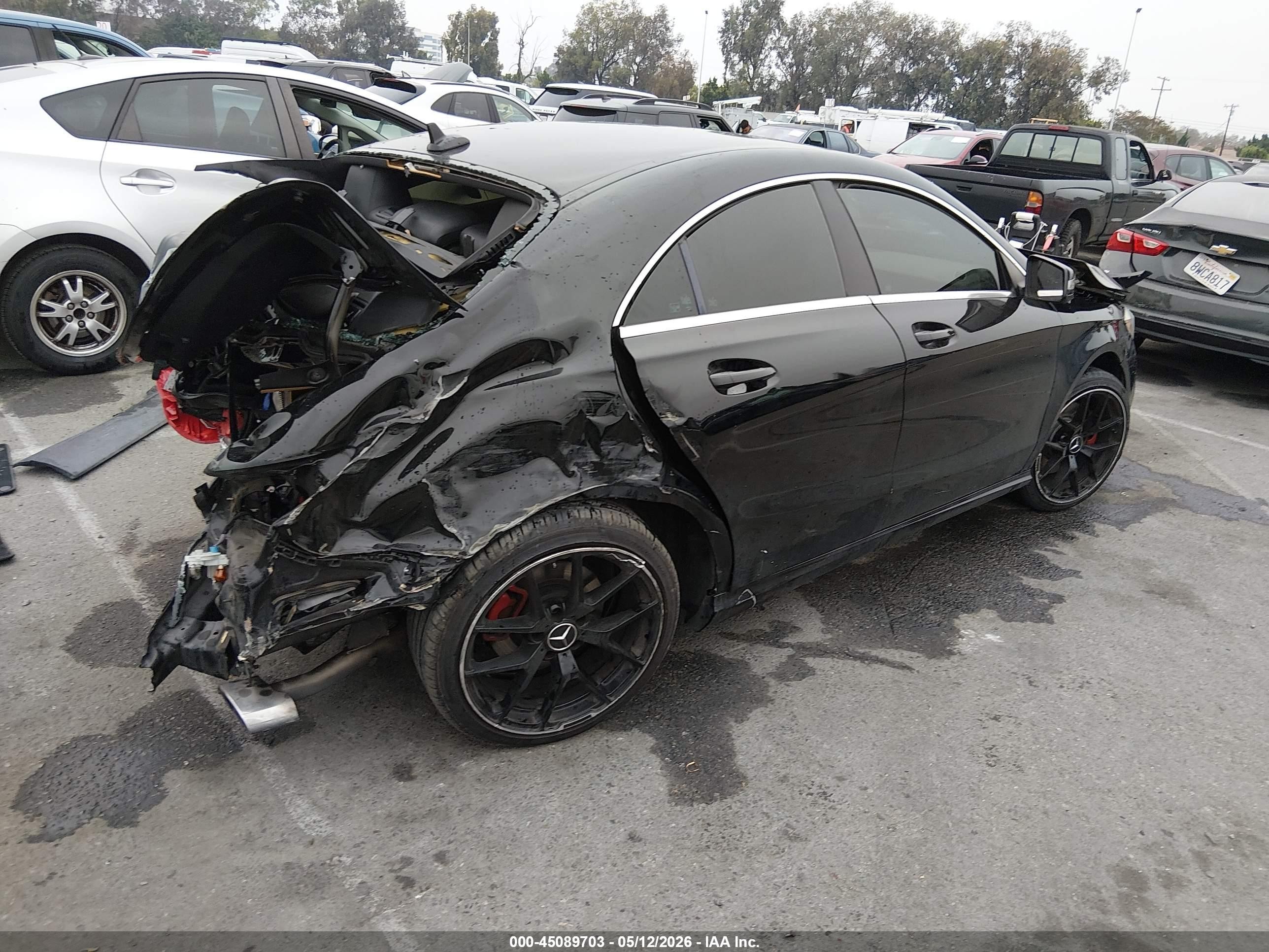2015 Mercedes-benz Cla 250   Black vin: WDDSJ4EB7FN177007