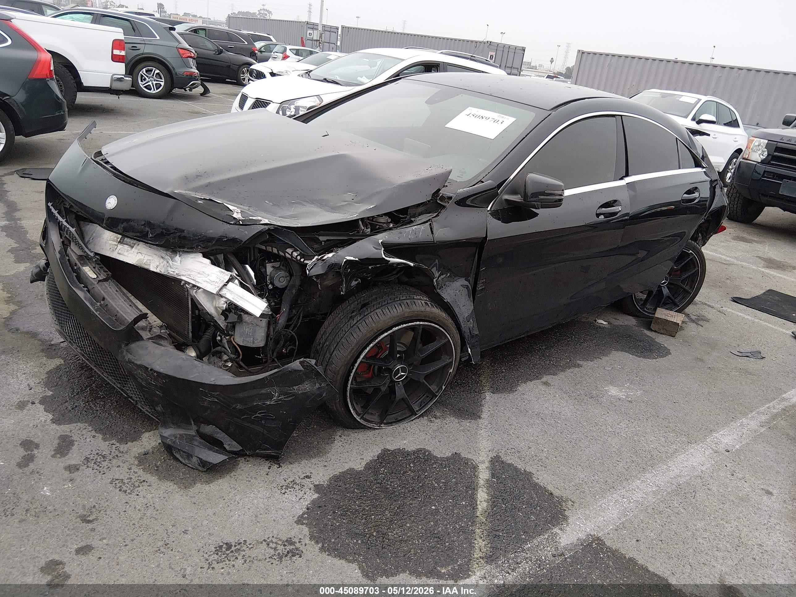 2015 Mercedes-benz Cla 250   Black vin: WDDSJ4EB7FN177007