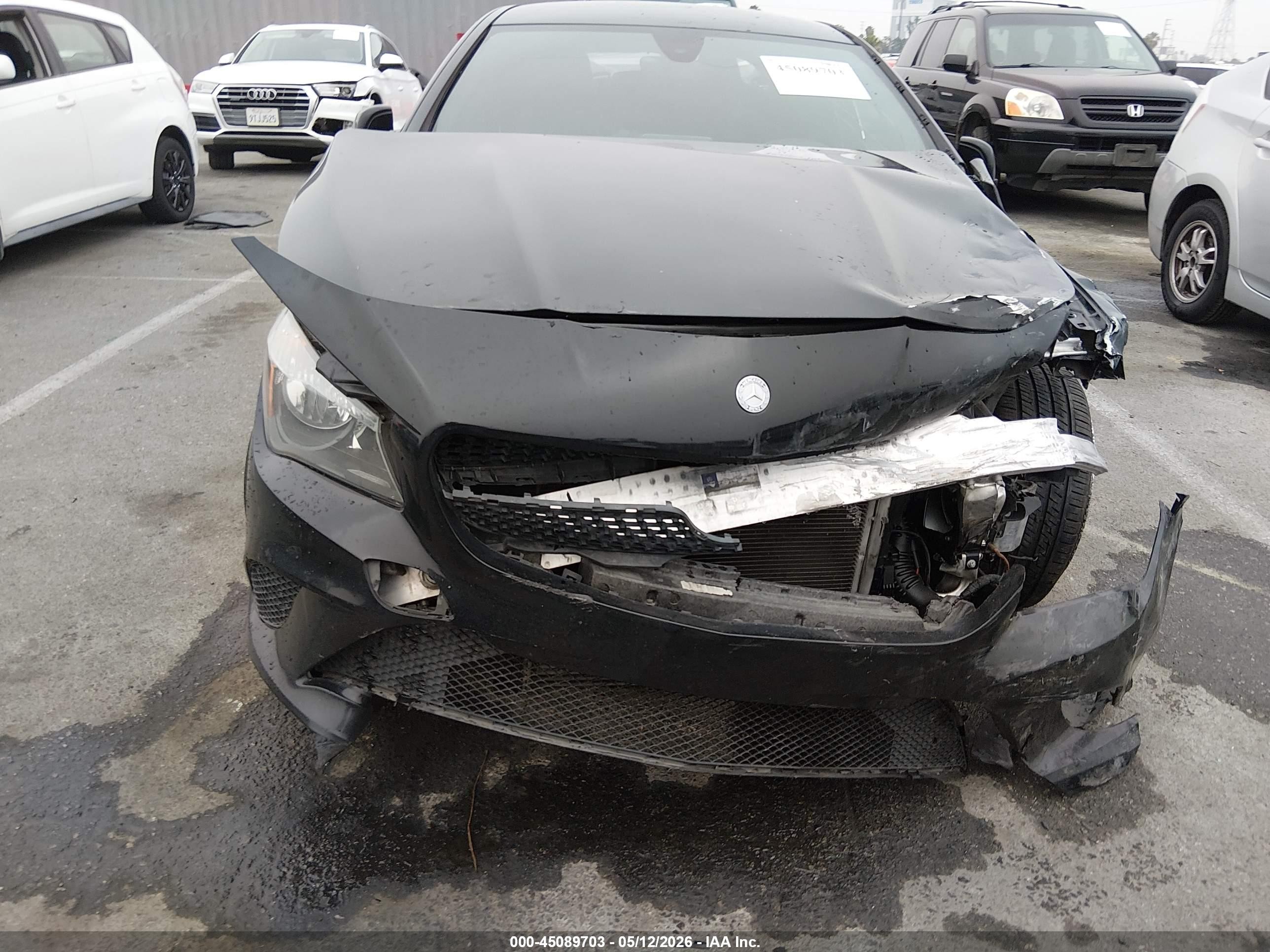 2015 Mercedes-benz Cla 250   Black vin: WDDSJ4EB7FN177007