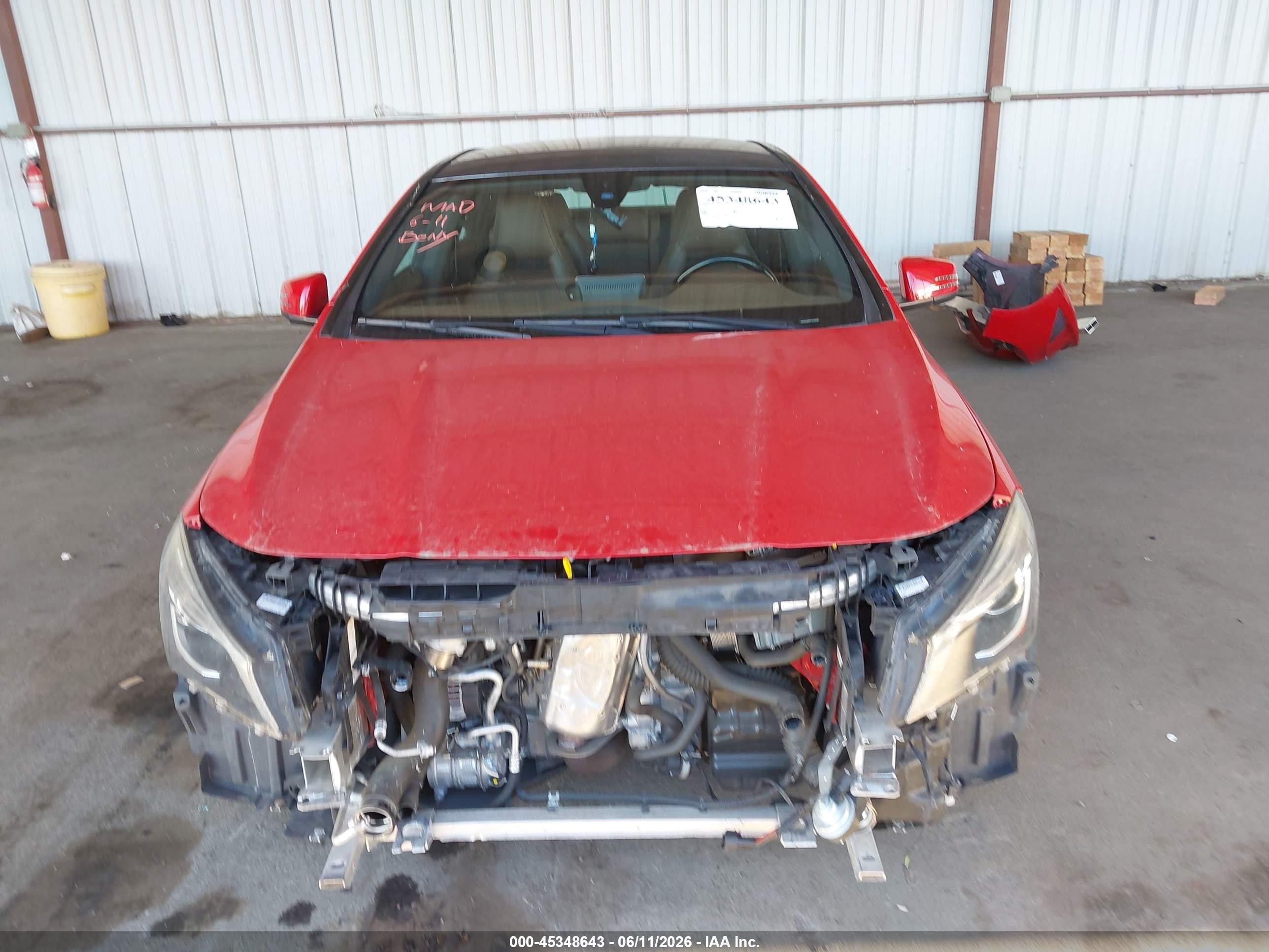 2015 Mercedes-benz Cla 250   Red vin: WDDSJ4EB7FN228683
