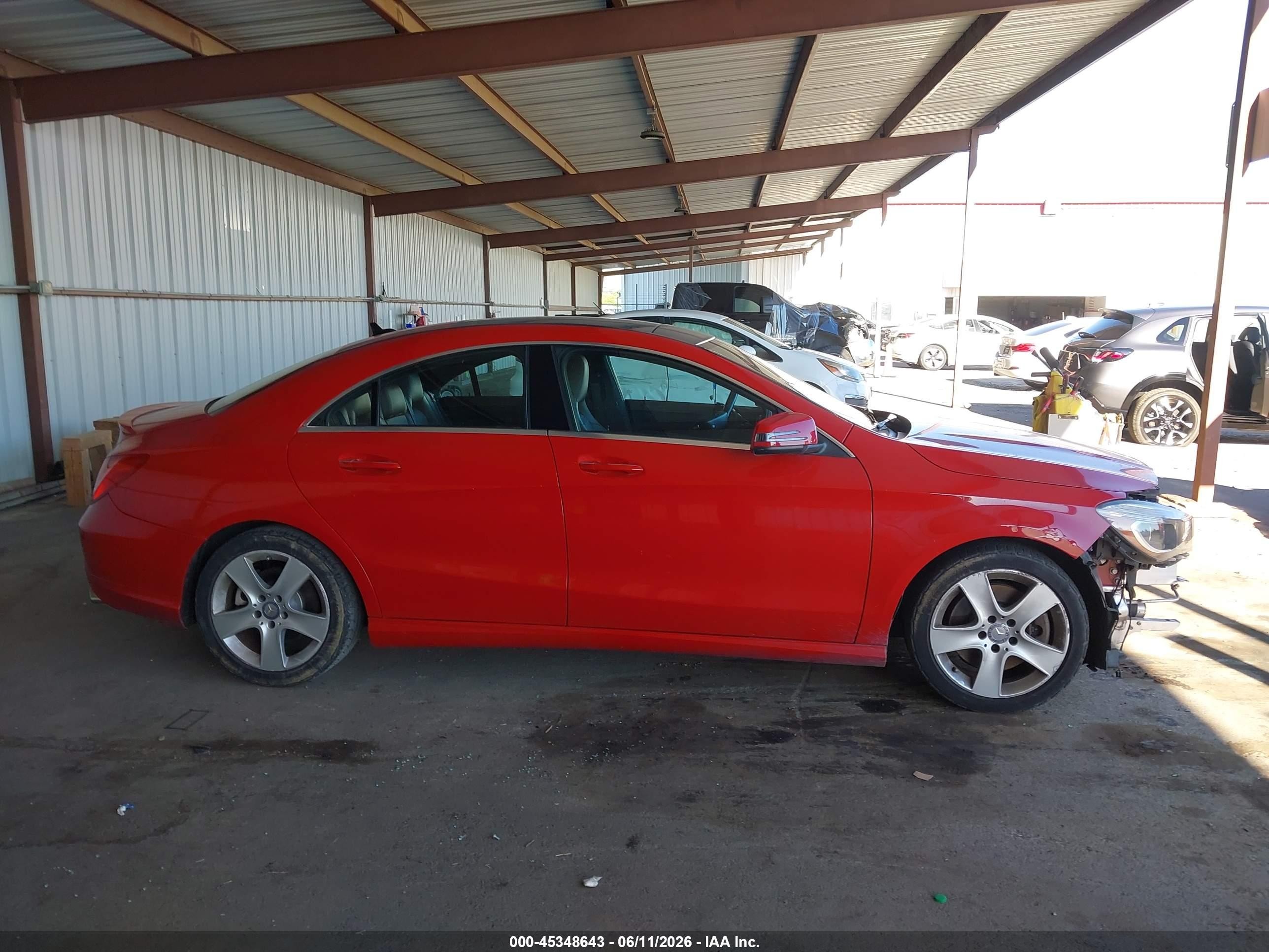 2015 Mercedes-benz Cla 250   Red vin: WDDSJ4EB7FN228683