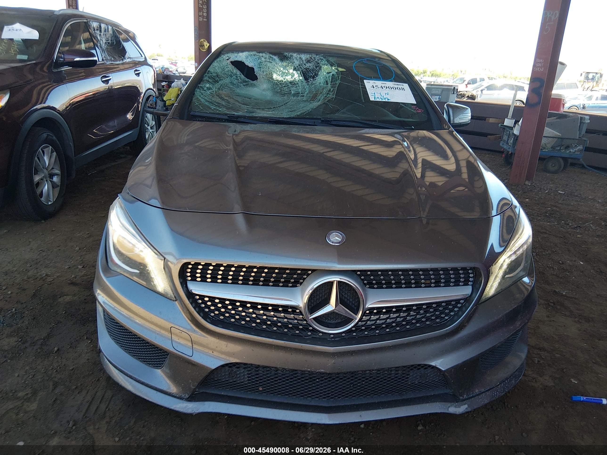 2015 Mercedes-benz Cla 250   Gray vin: WDDSJ4EB7FN271629