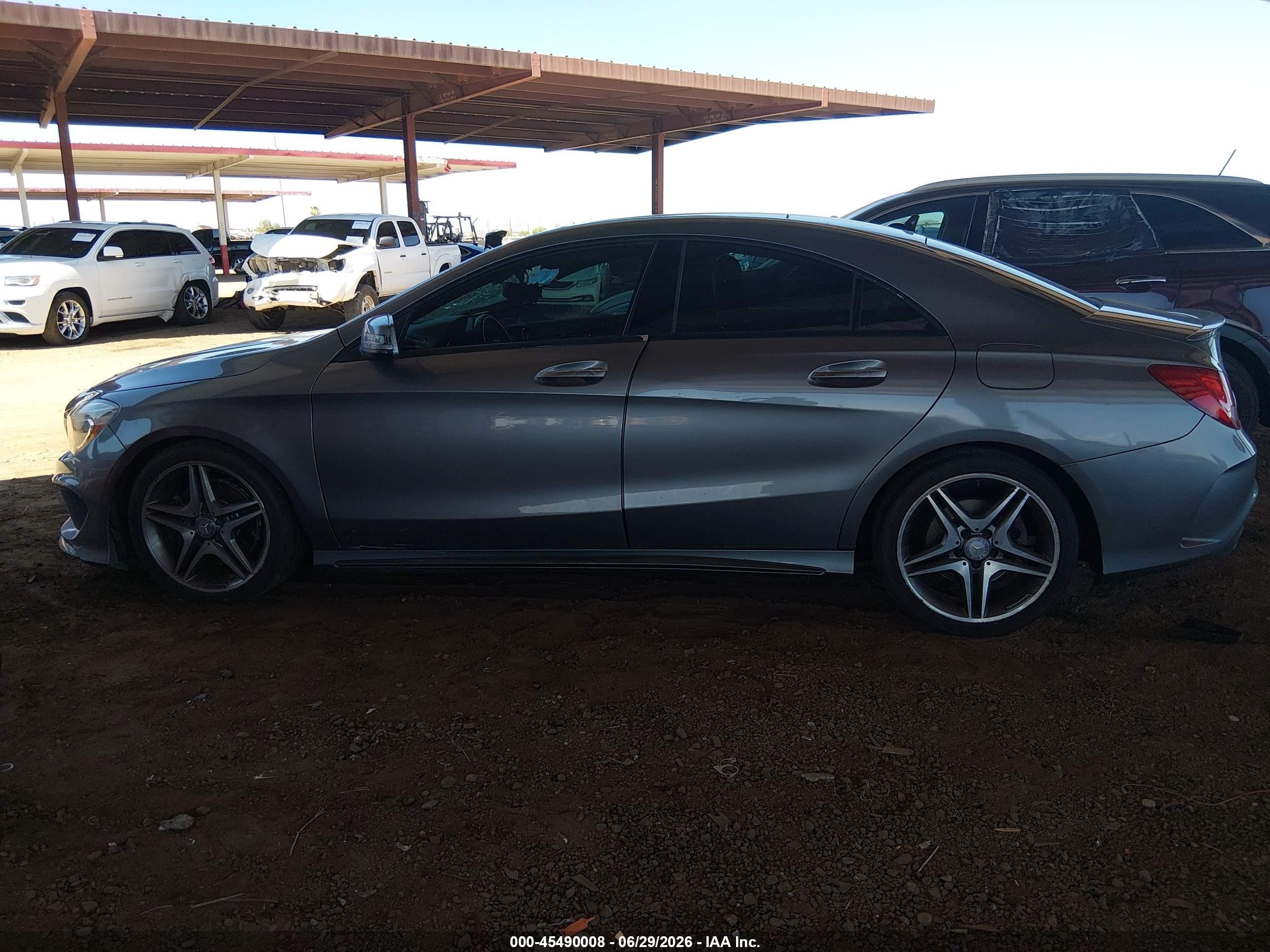 2015 Mercedes-benz Cla 250   Gray vin: WDDSJ4EB7FN271629
