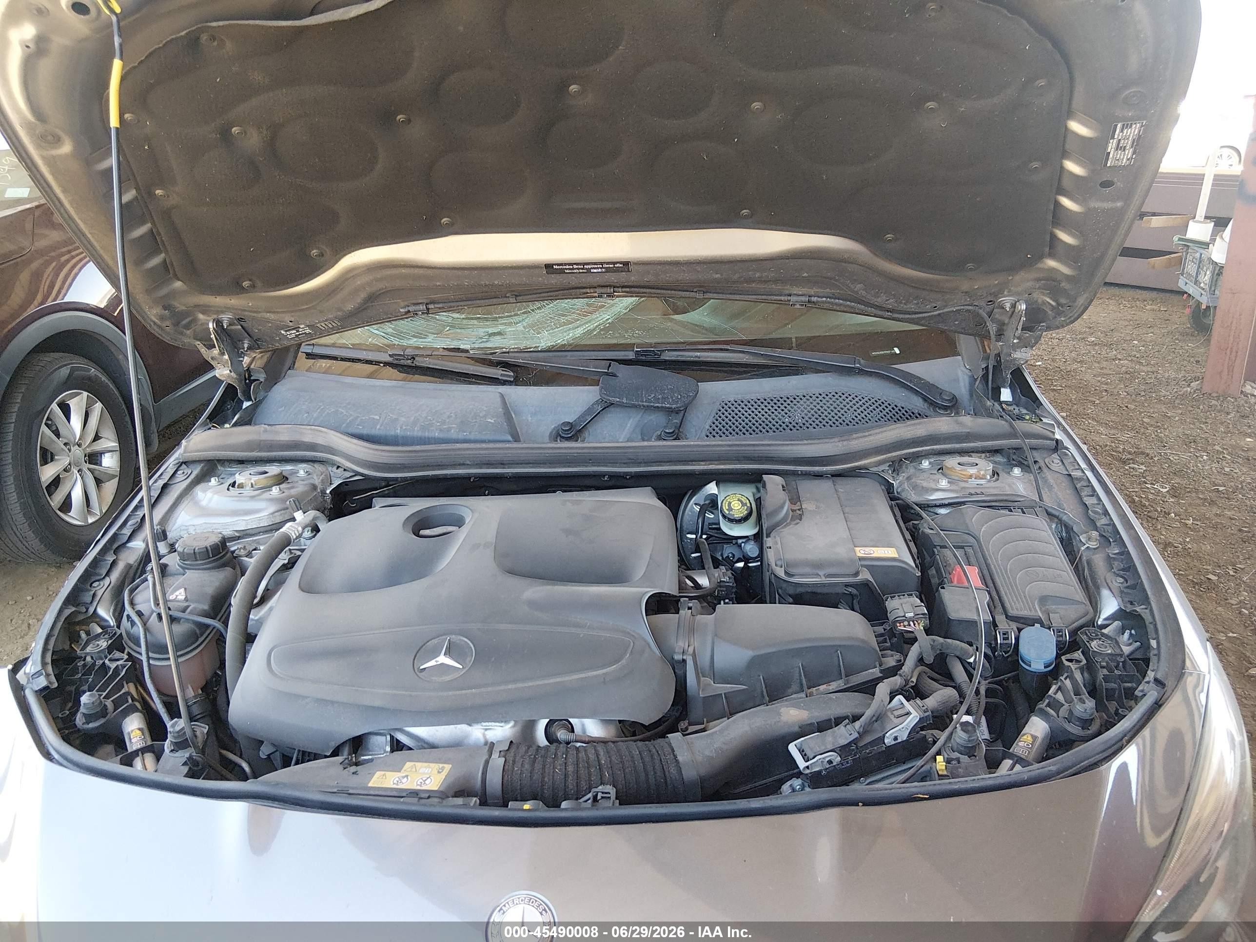 2015 Mercedes-benz Cla 250   Gray vin: WDDSJ4EB7FN271629