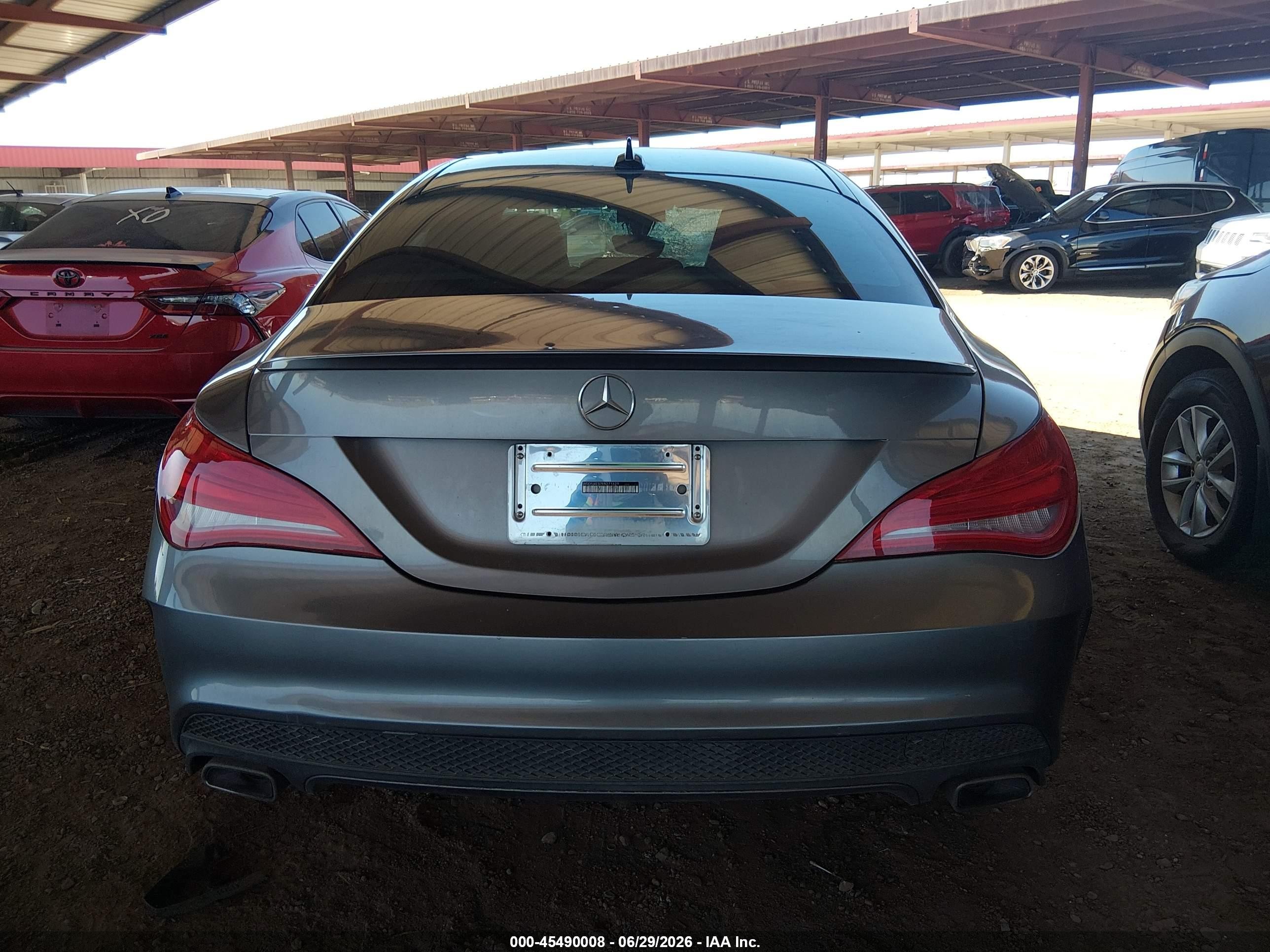 2015 Mercedes-benz Cla 250   Gray vin: WDDSJ4EB7FN271629