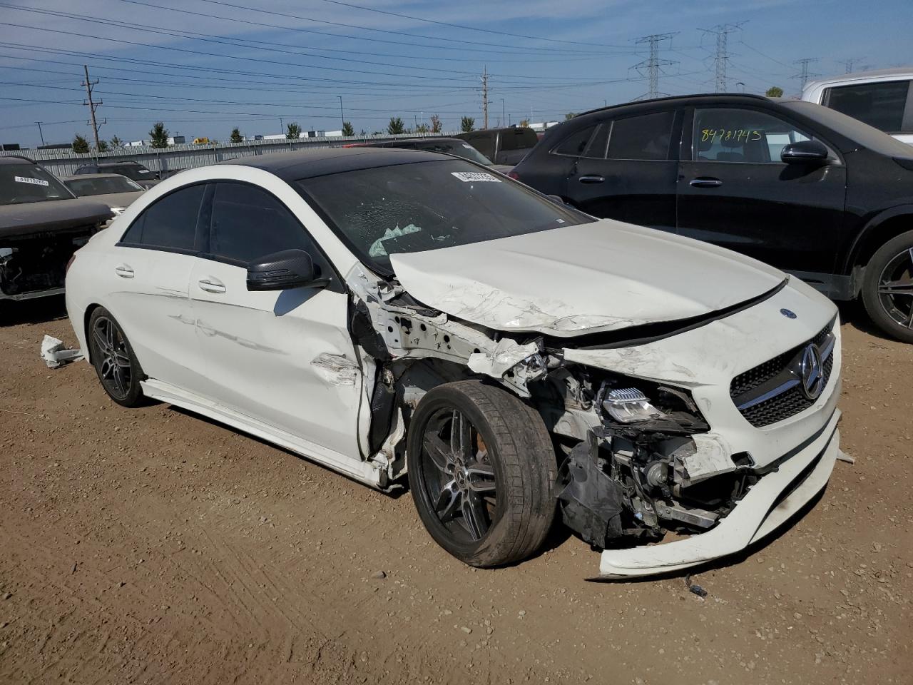 2018 Mercedes-benz Cla 250 White vin: WDDSJ4EB7JN603335
