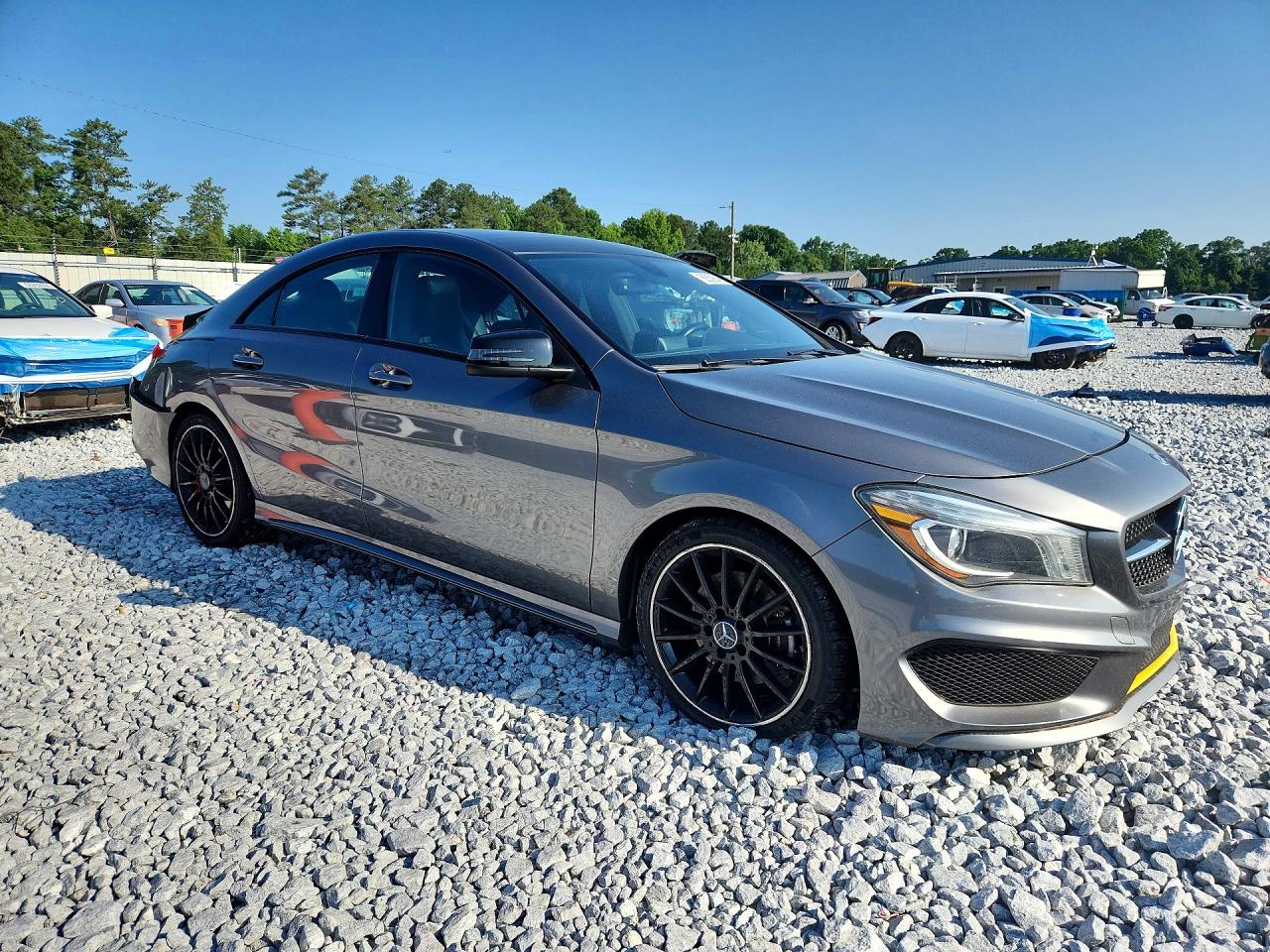 2014 Mercedes-benz Cla 250 Gray vin: WDDSJ4EB8EN025218
