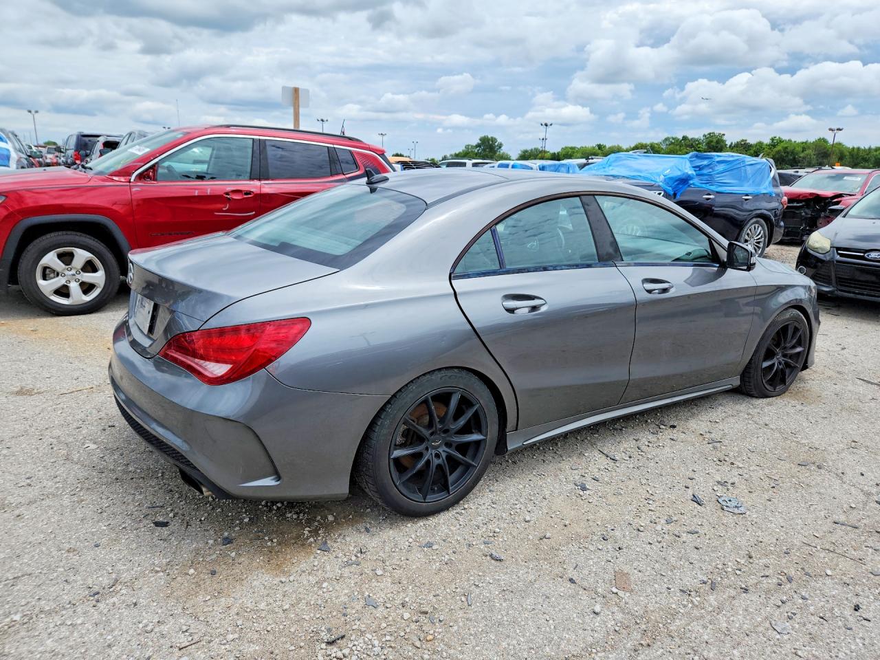 2014 Mercedes-benz Cla 250 Gray vin: WDDSJ4EB8EN028085