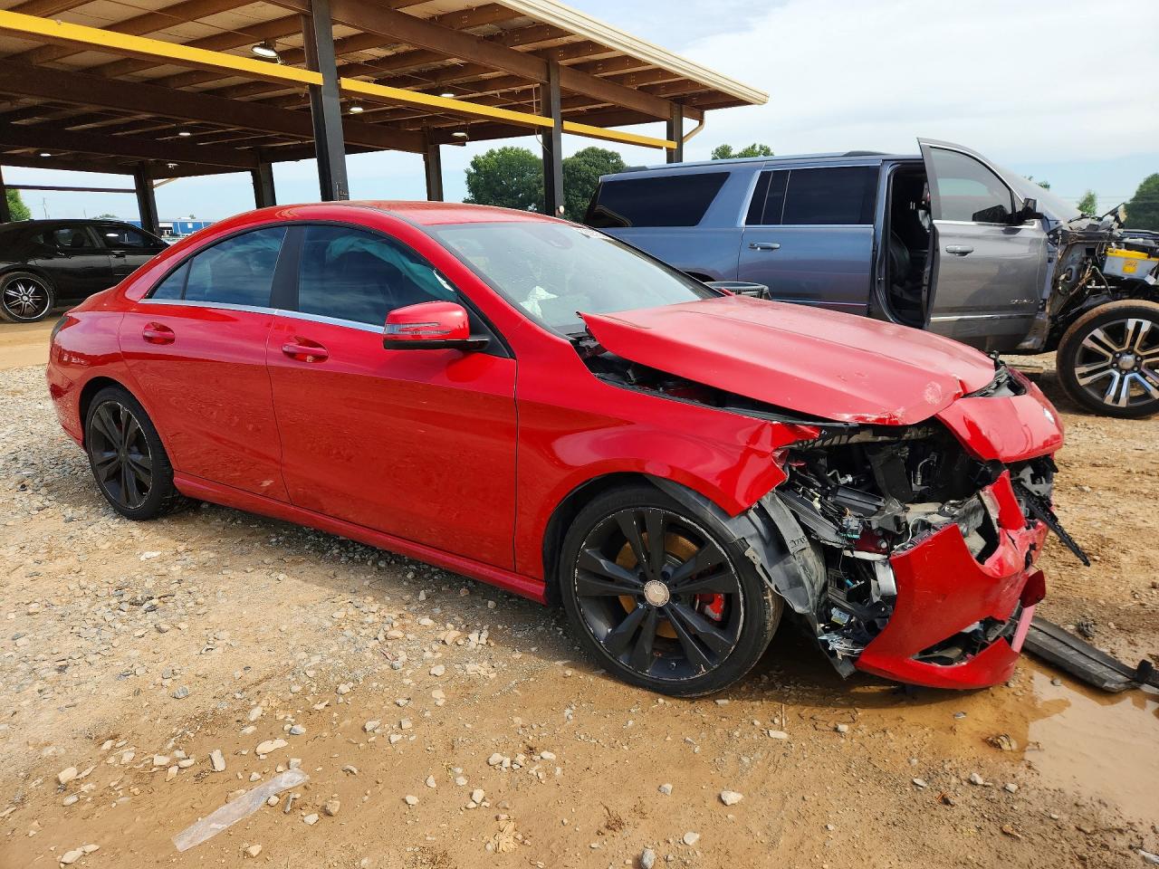 2014 Mercedes-benz Cla 250 Red vin: WDDSJ4EB8EN033867