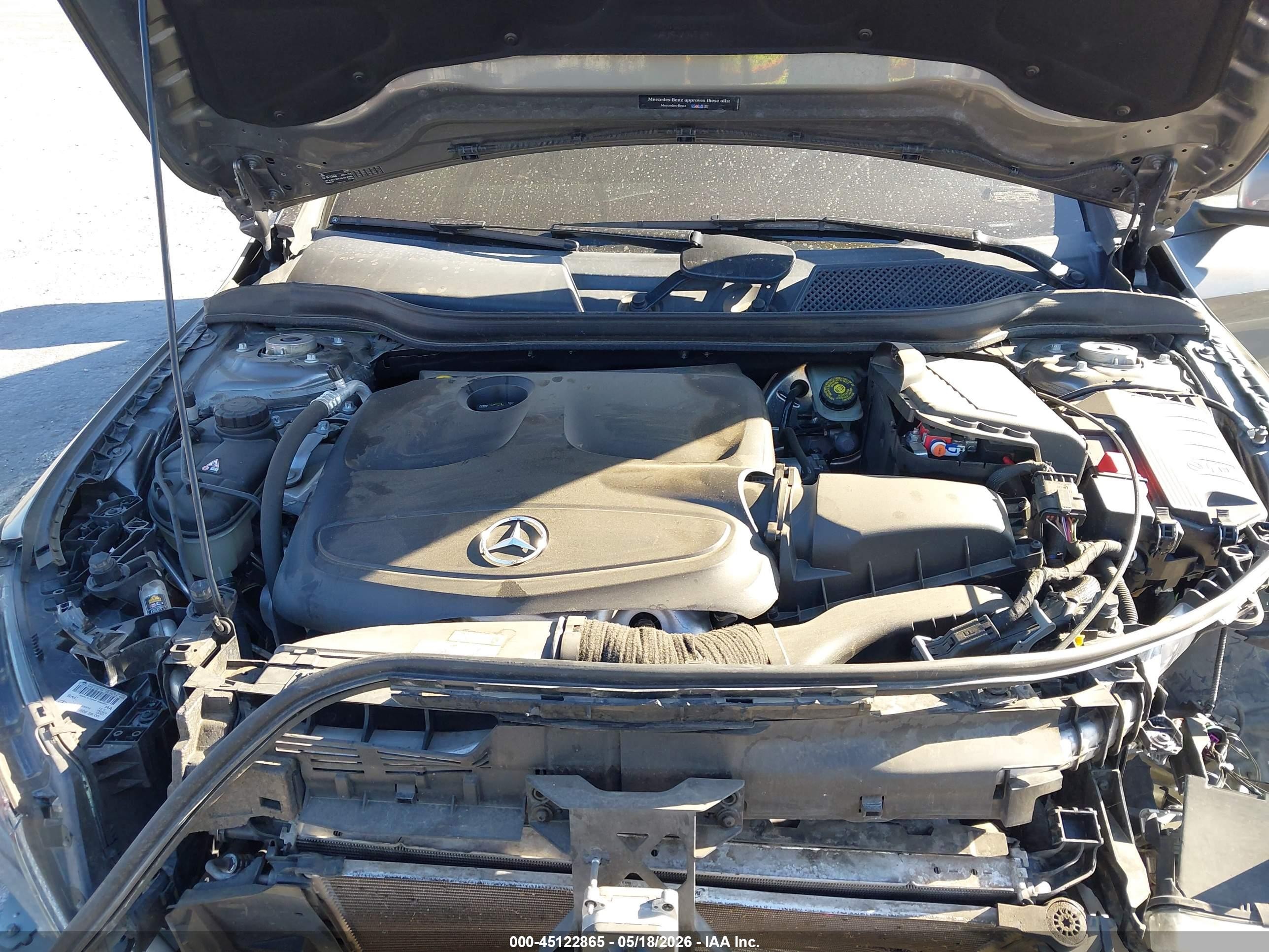 2014 Mercedes-benz Cla 250   Gray vin: WDDSJ4EB8EN047459