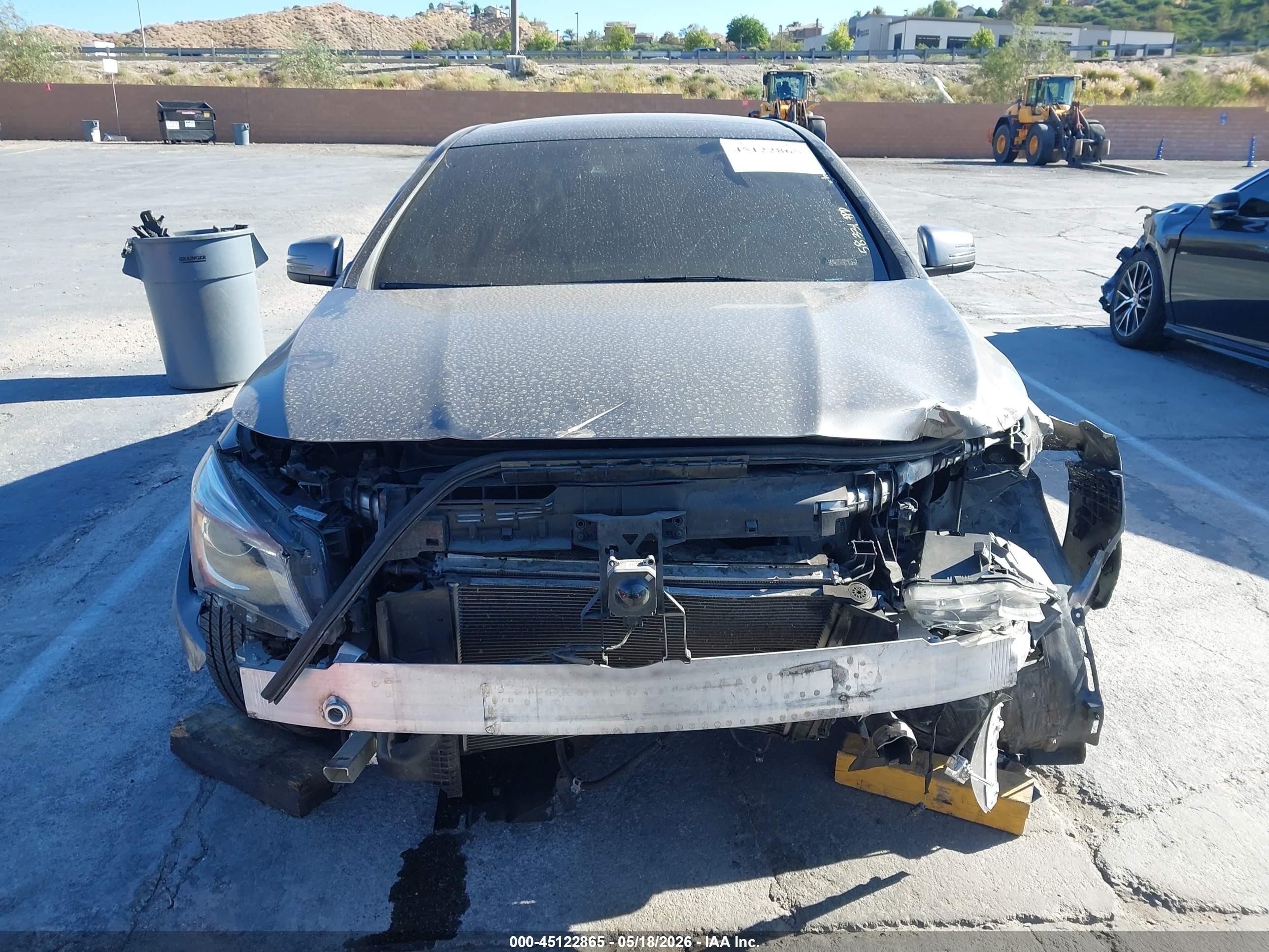 2014 Mercedes-benz Cla 250   Gray vin: WDDSJ4EB8EN047459