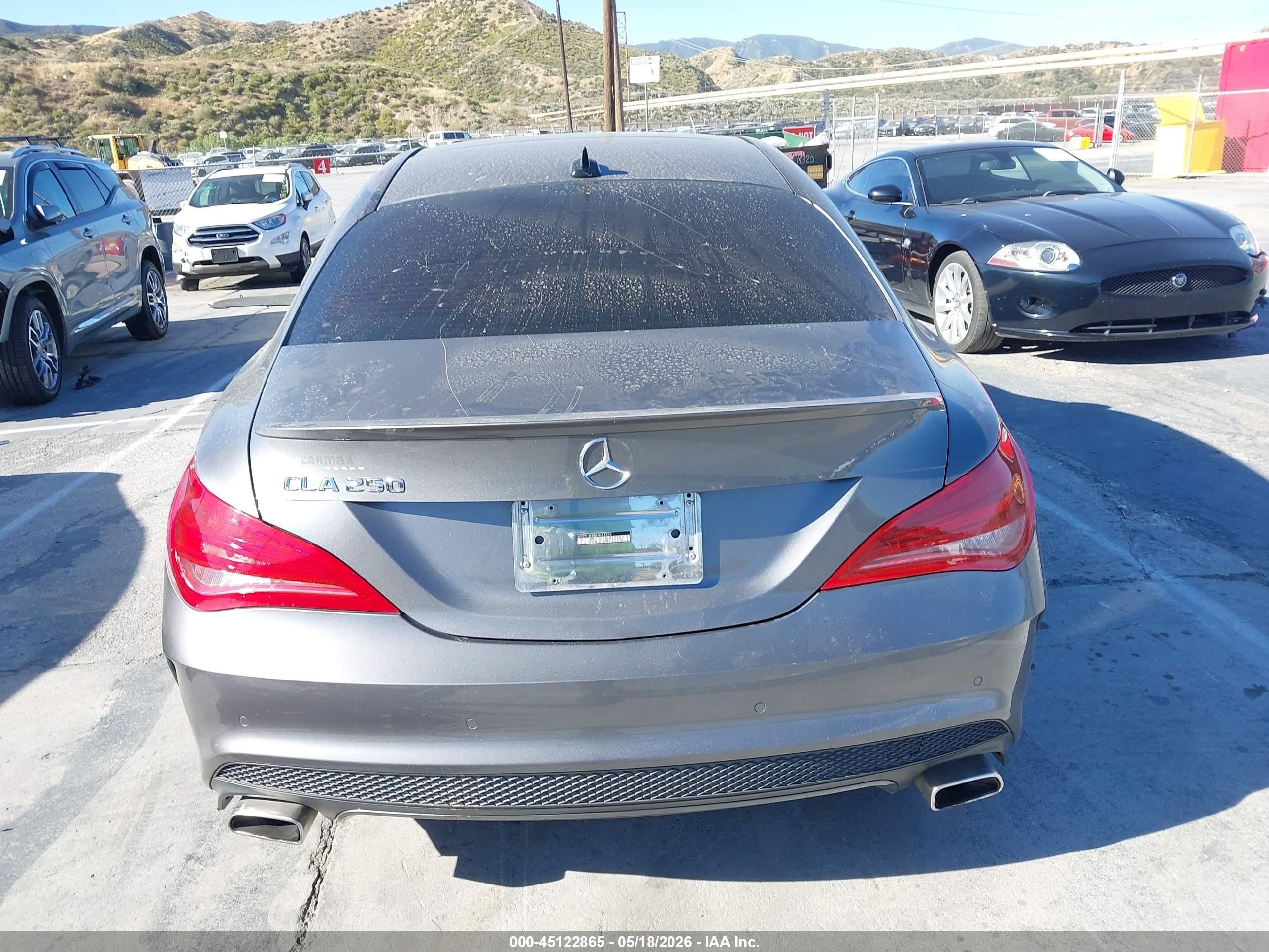 2014 Mercedes-benz Cla 250   Gray vin: WDDSJ4EB8EN047459
