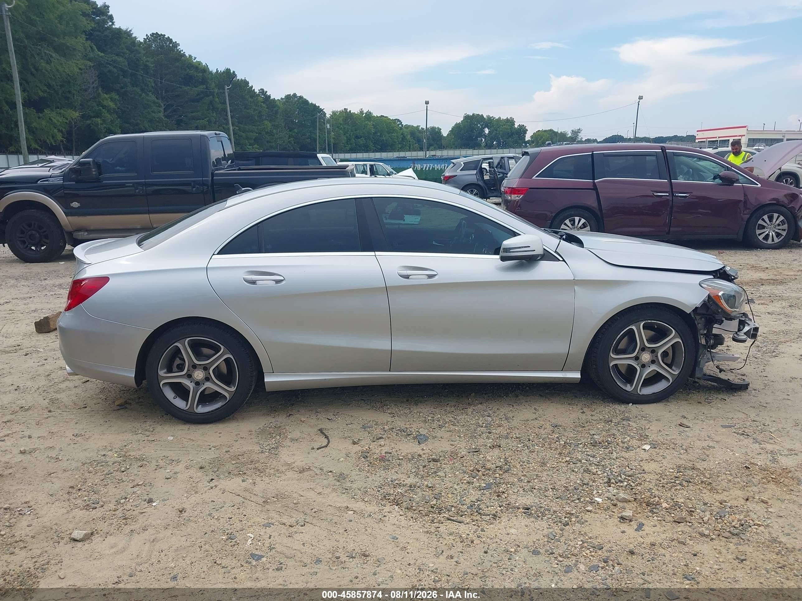 2014 Mercedes-benz Cla 250 Silver vin: WDDSJ4EB8EN049079