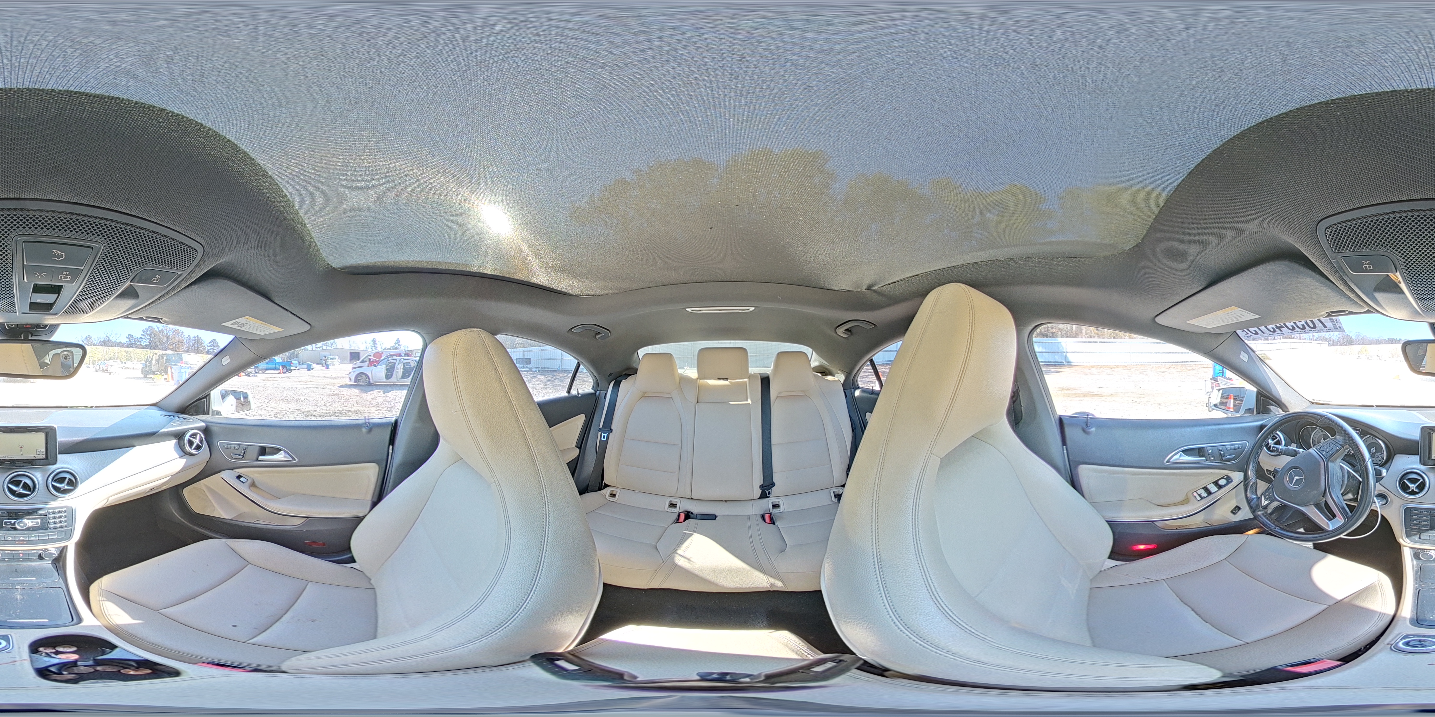 2014 Mercedes-benz Cla 250 White vin: WDDSJ4EB8EN104839