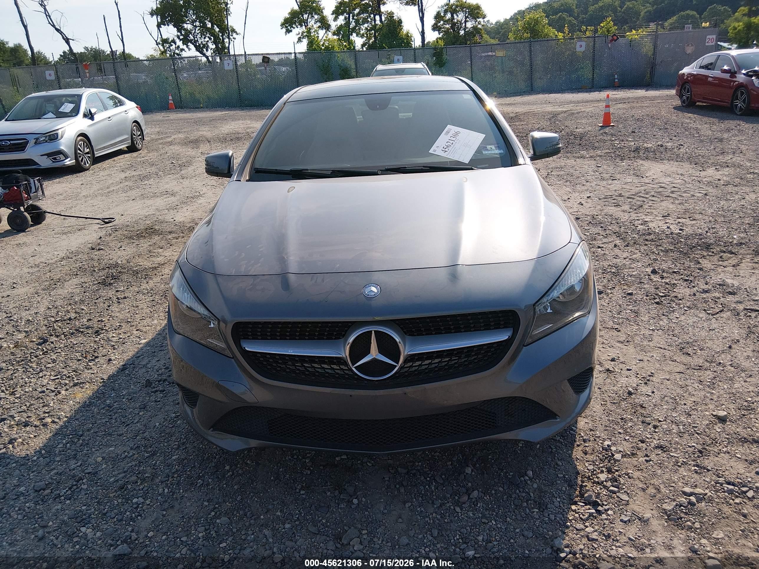 2014 Mercedes-benz Cla 250   Gray vin: WDDSJ4EB8EN128218