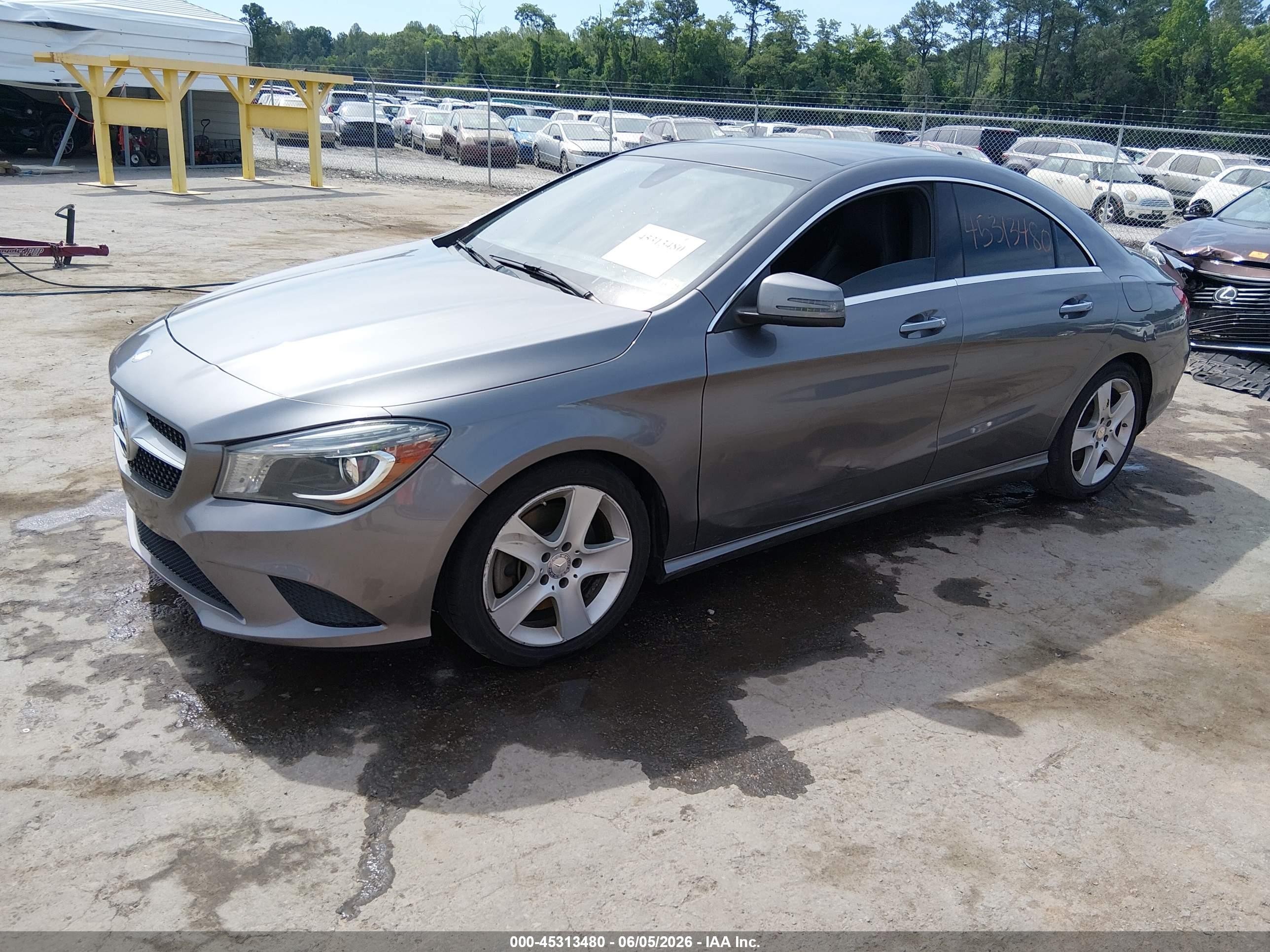 2015 Mercedes-benz Cla 250   Gray vin: WDDSJ4EB8FN162791
