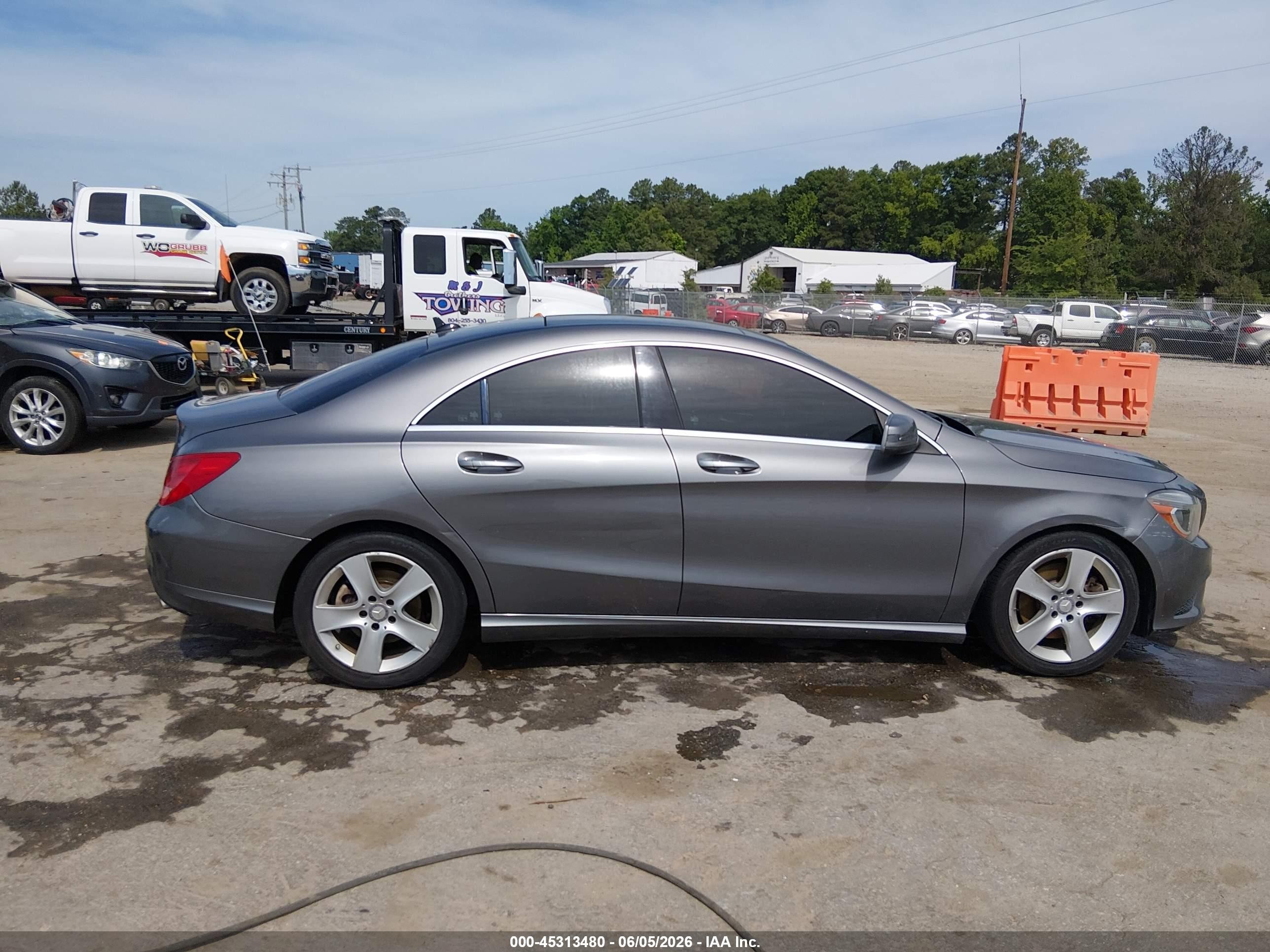 2015 Mercedes-benz Cla 250   Gray vin: WDDSJ4EB8FN162791
