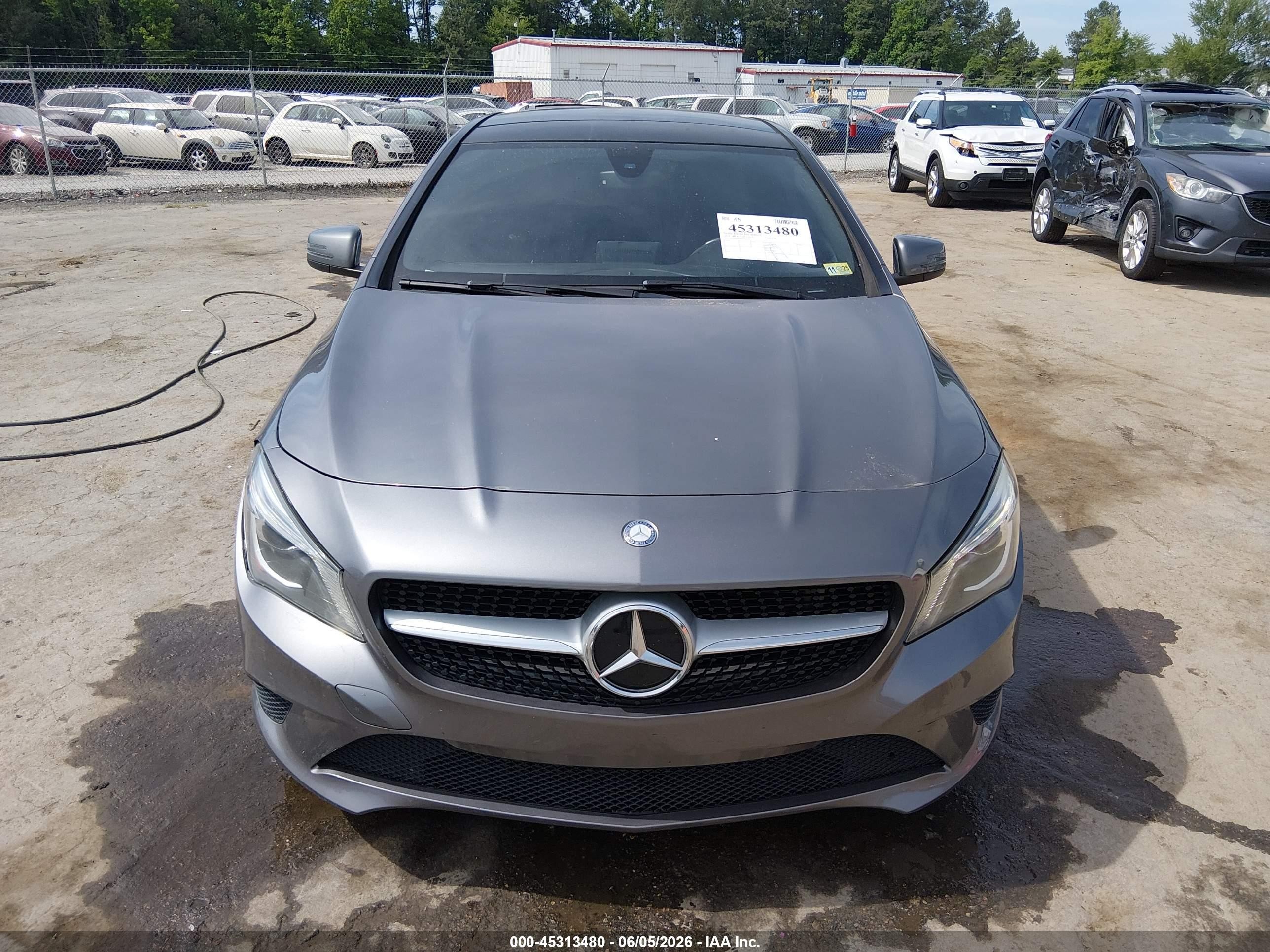 2015 Mercedes-benz Cla 250   Gray vin: WDDSJ4EB8FN162791