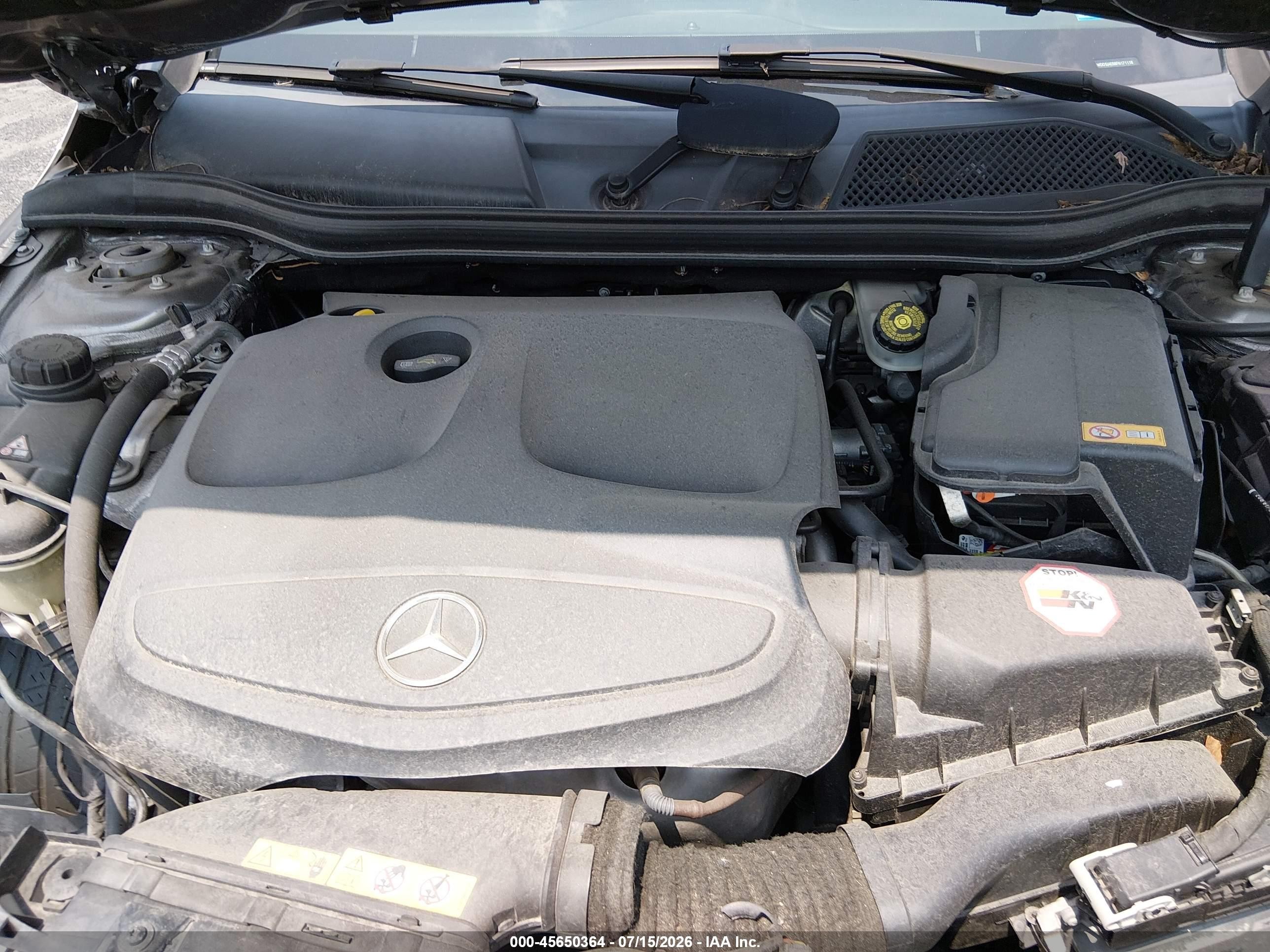 2015 Mercedes-benz Cla 250   Gray vin: WDDSJ4EB8FN171118