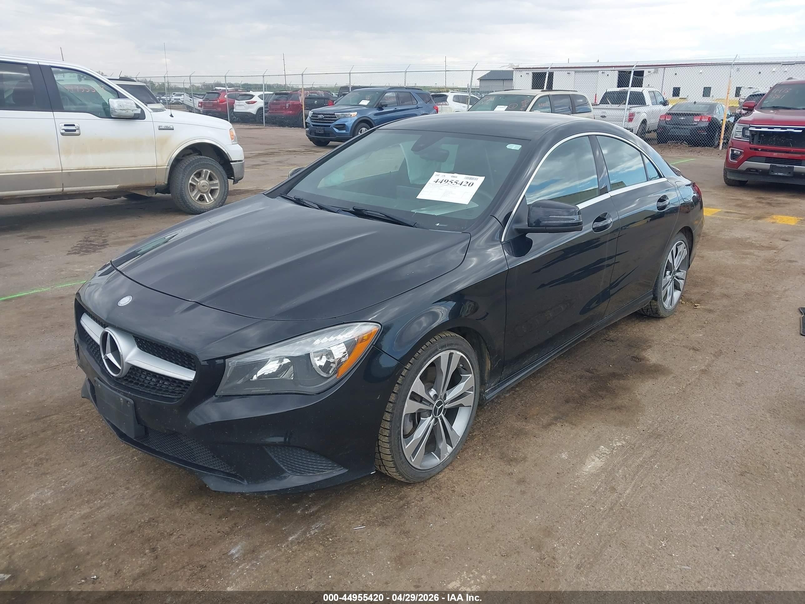 2015 Mercedes-benz Cla 250   Black vin: WDDSJ4EB8FN174620