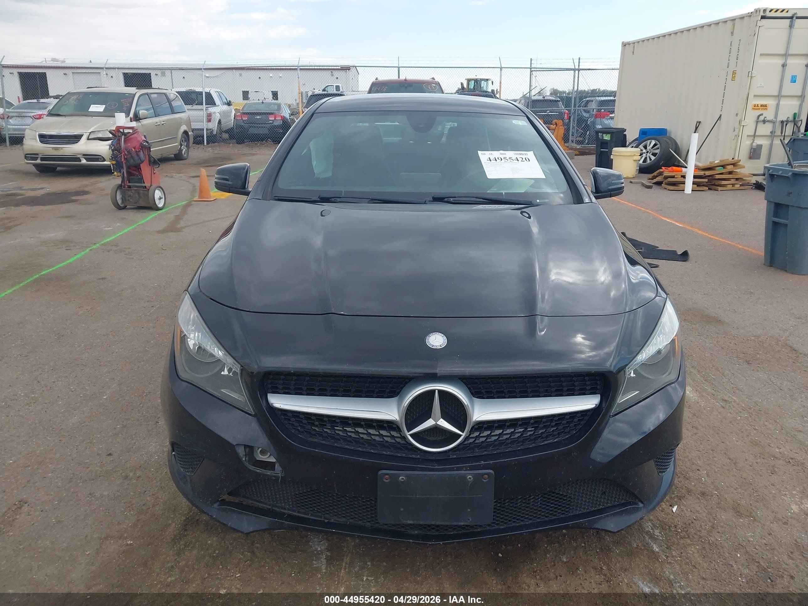 2015 Mercedes-benz Cla 250   Black vin: WDDSJ4EB8FN174620