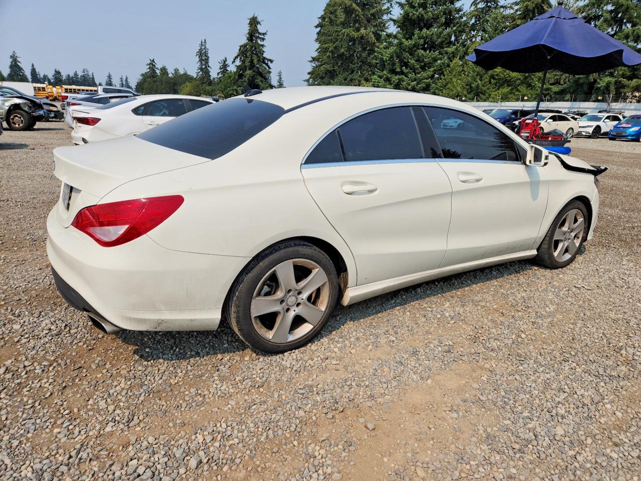 2015 Mercedes-benz Cla 250 White vin: WDDSJ4EB8FN176562