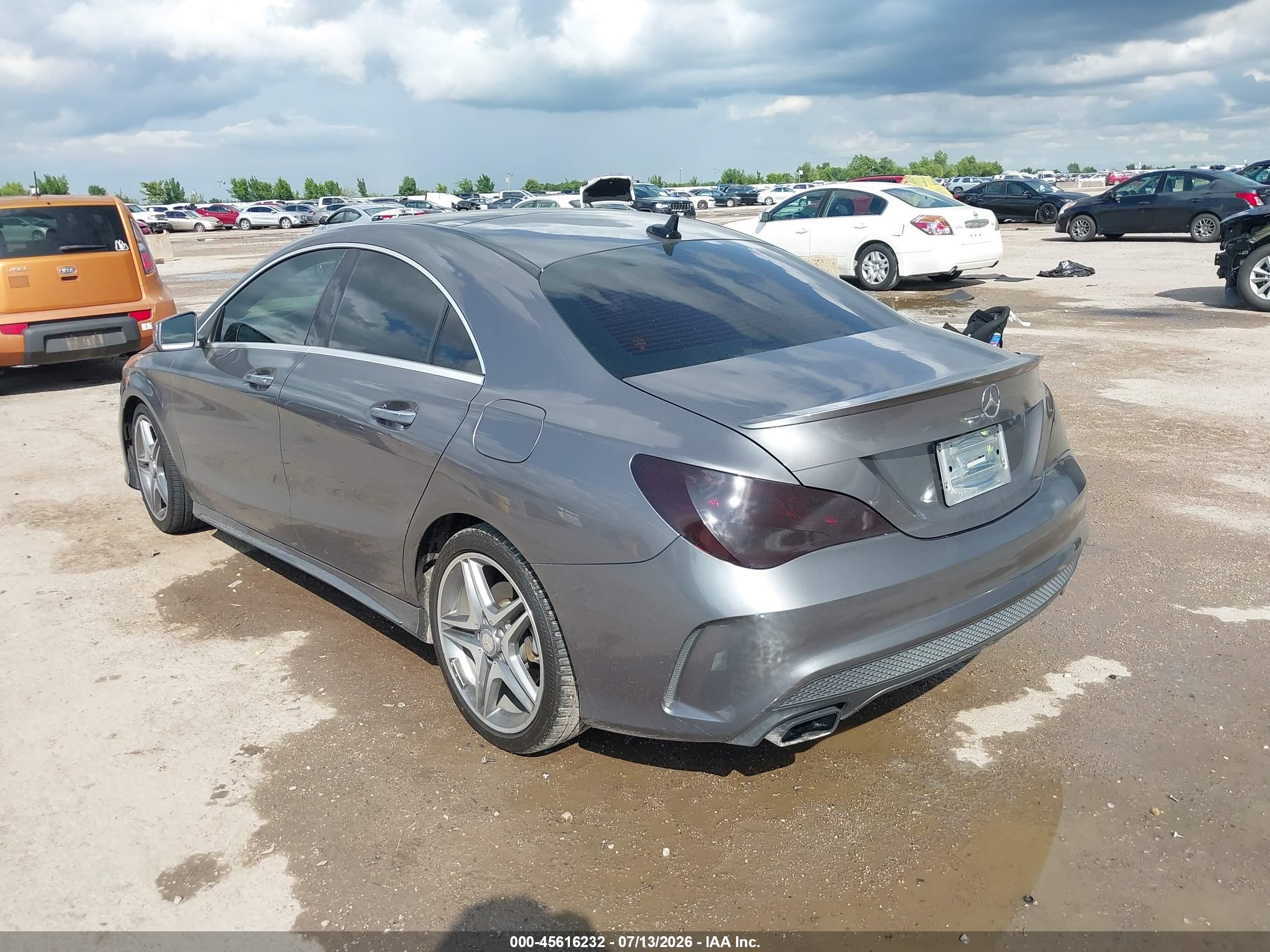 2015 Mercedes-benz Cla 250 Gray vin: WDDSJ4EB8FN205364